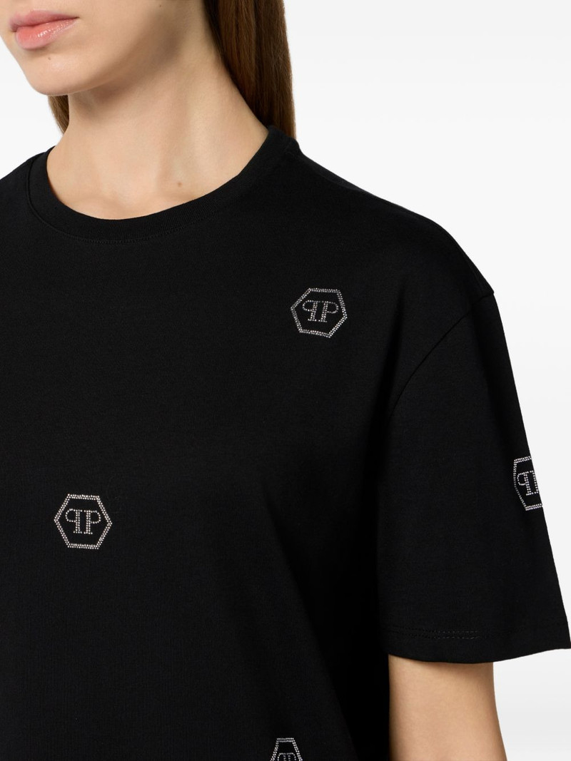 crystal-monogram T-shirt 5