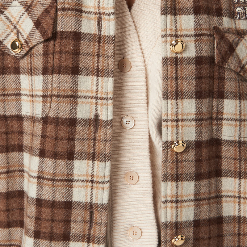 Cashmere and silk knit cardigan 4