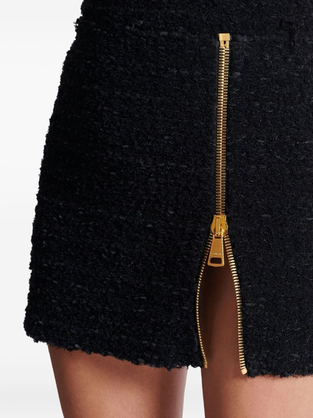 Tweed mini skirt - 3