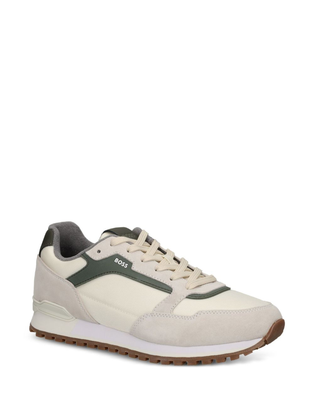 suede panel sneakers - 2