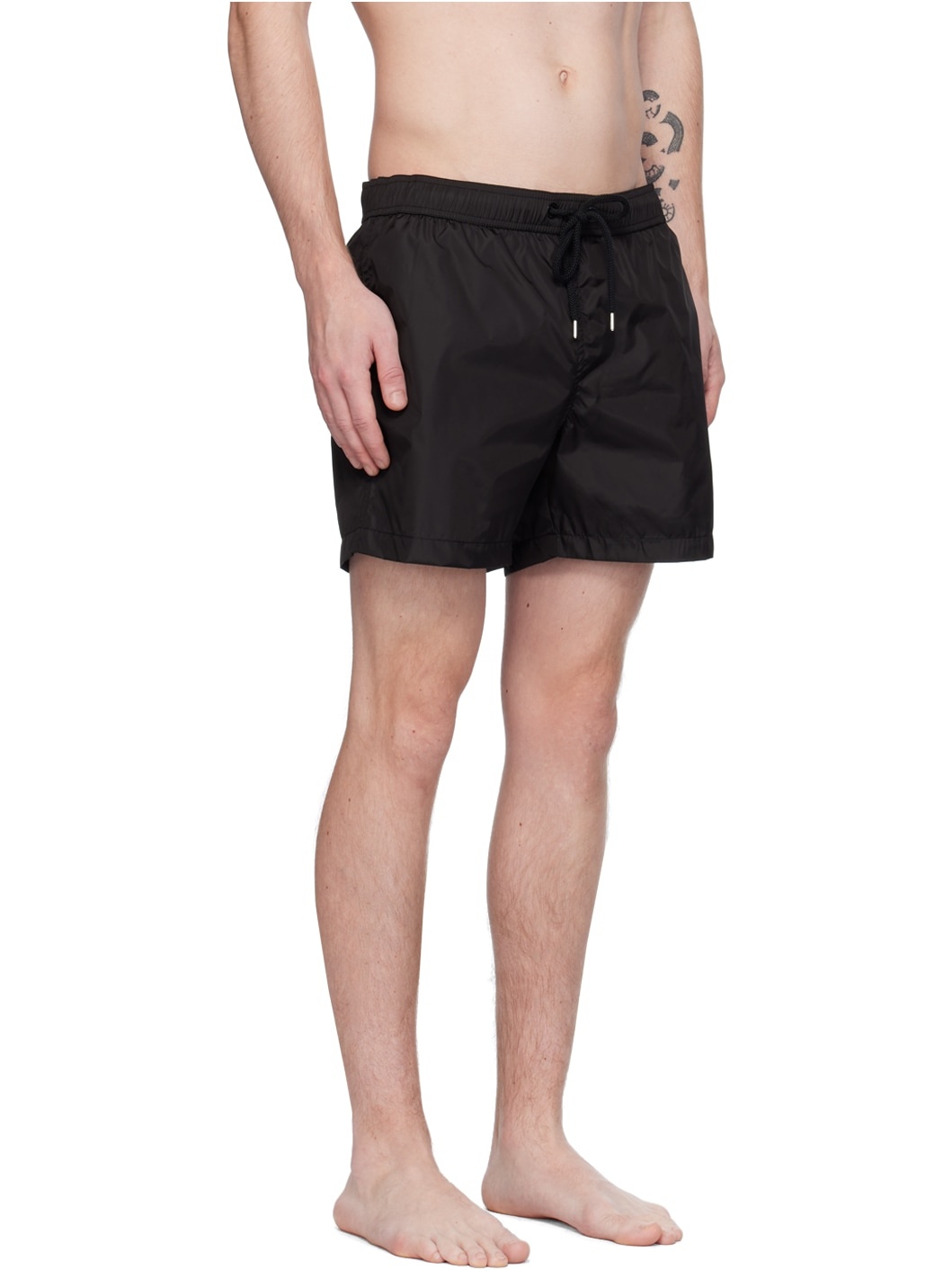 Black Patch Swim Shorts - 2