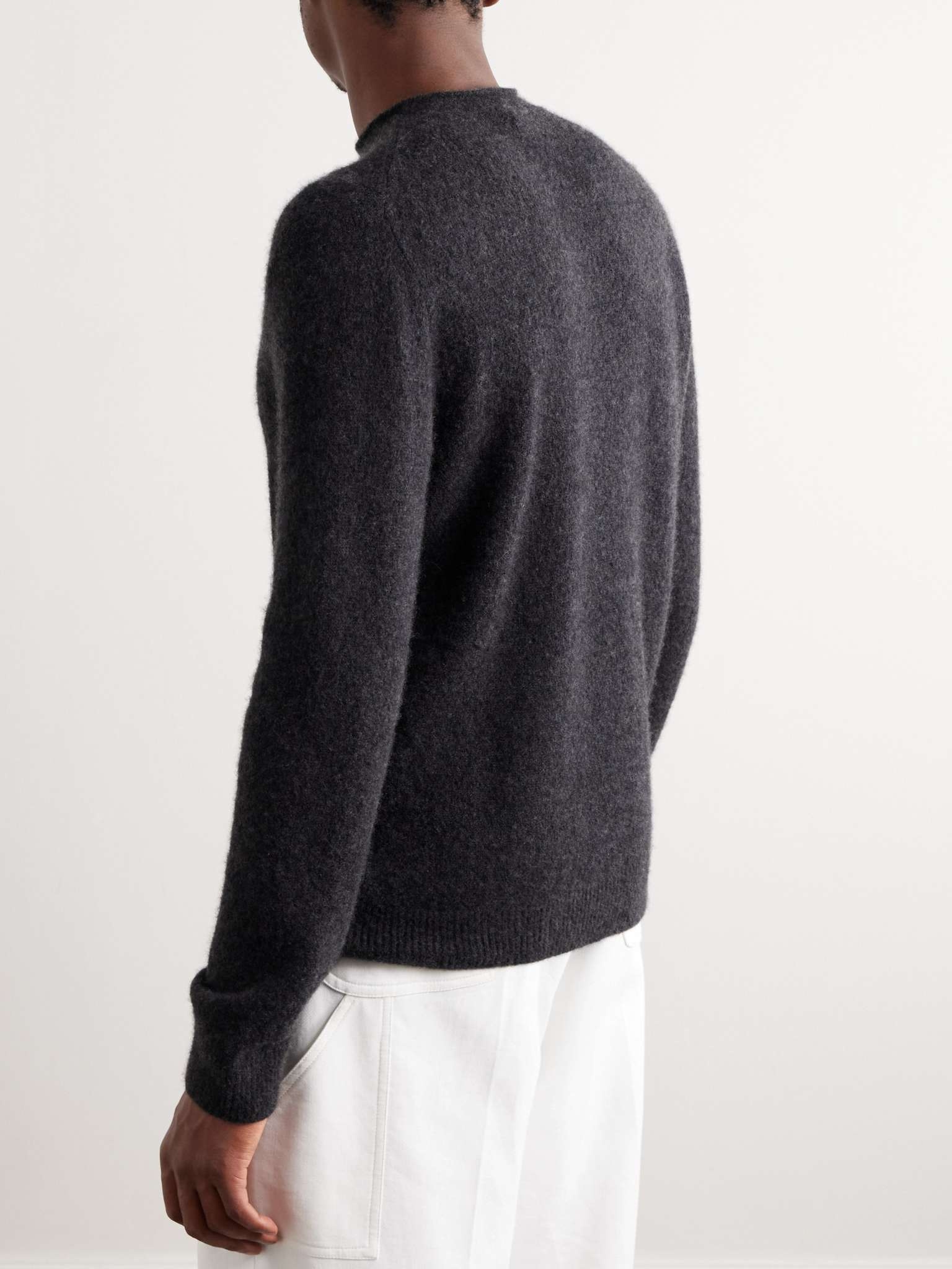 Slim-Fit Cashmere-Blend Sweater - 3