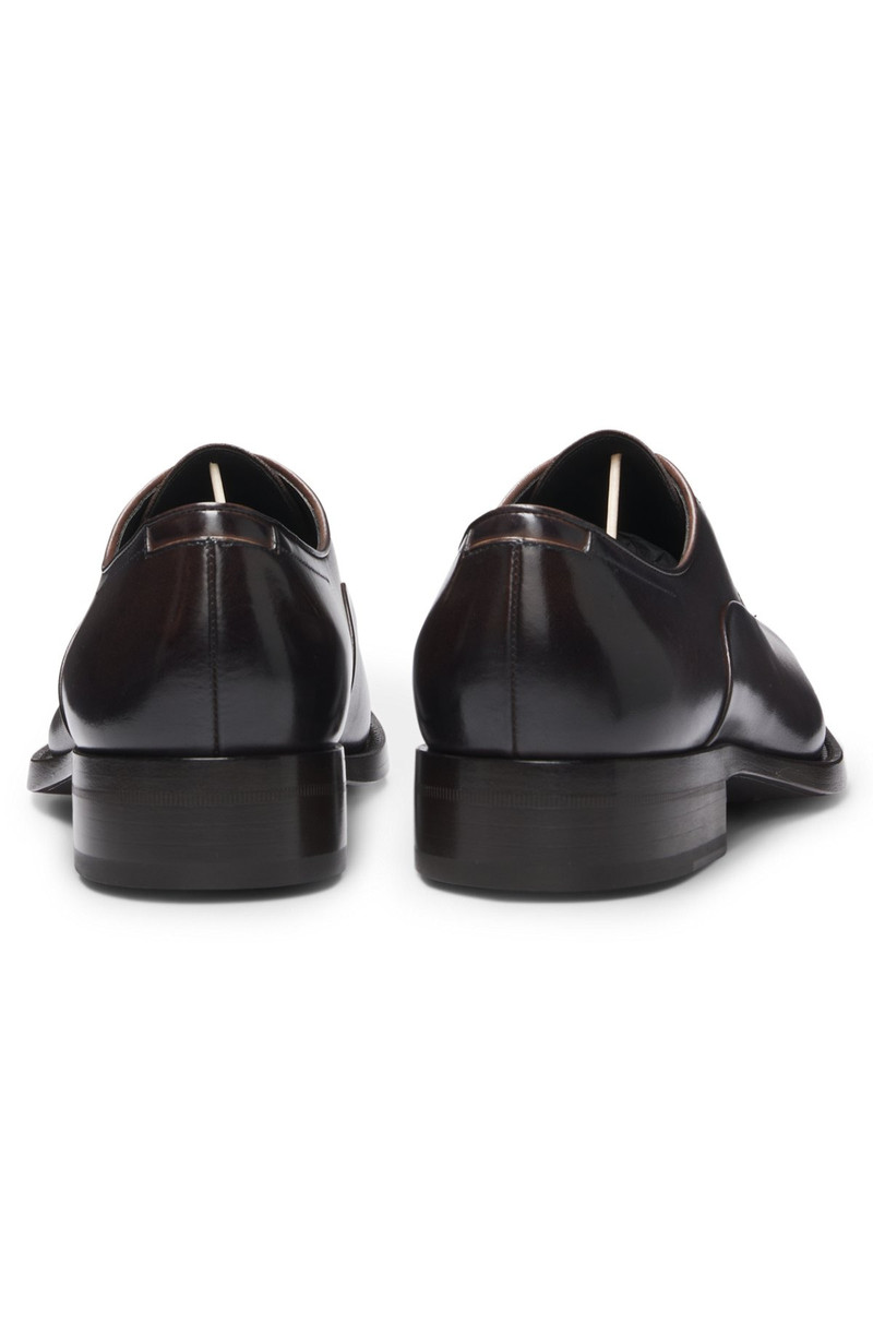 DERBY SHOES IN BURNISHED LEATHER 5