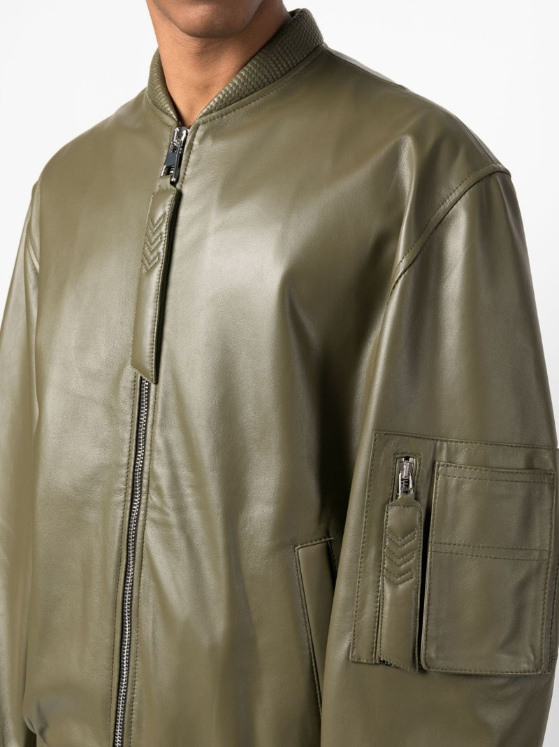 Savona leather bomber jacket 6