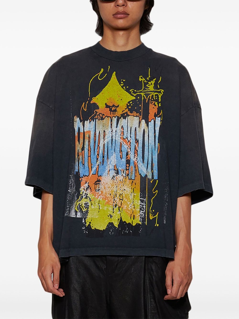 国内発送■RIVINGTON roi Rebis■FORGIVE ME L/S ヴィンテージ T RIVINGTON roi Rebis Forgive Me T-shirt | REVERSIBLE