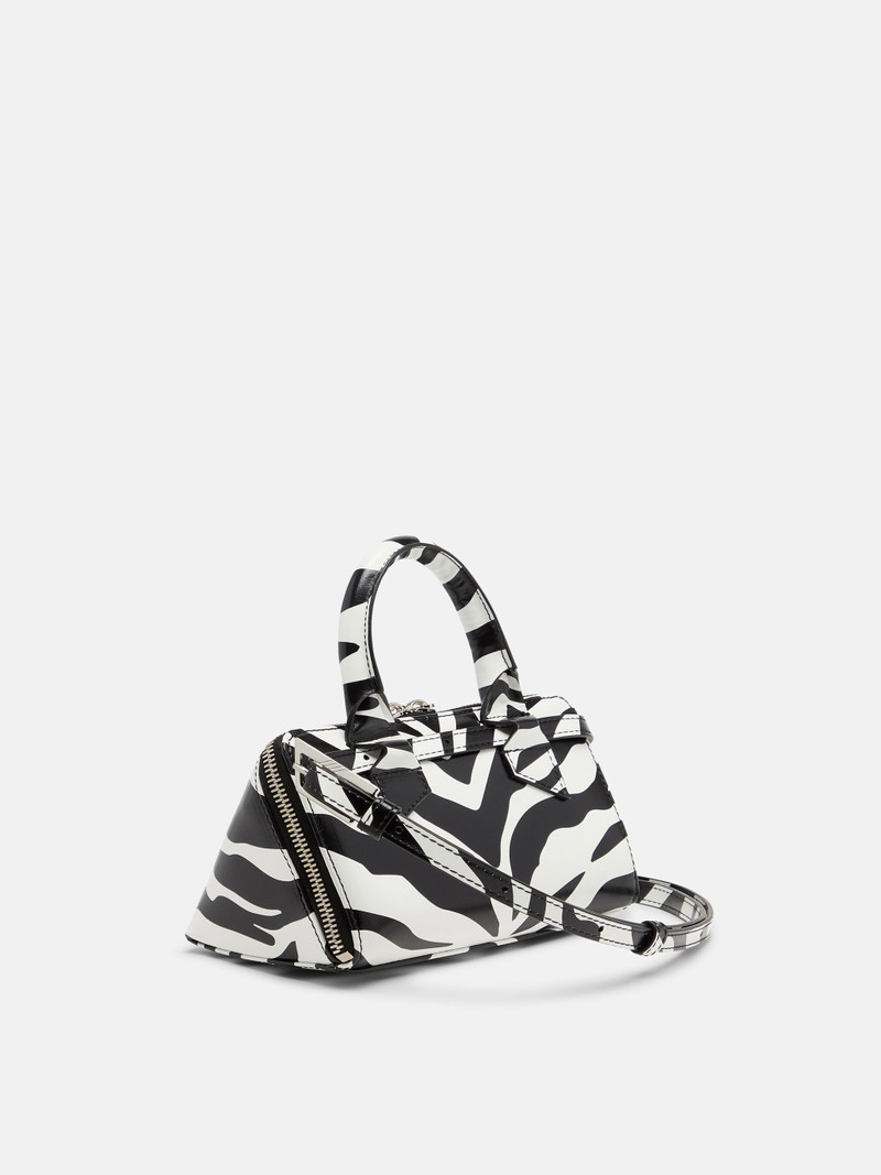 ''FRIDAY'' BLACK AND WHITE MINI HANDBAG 2