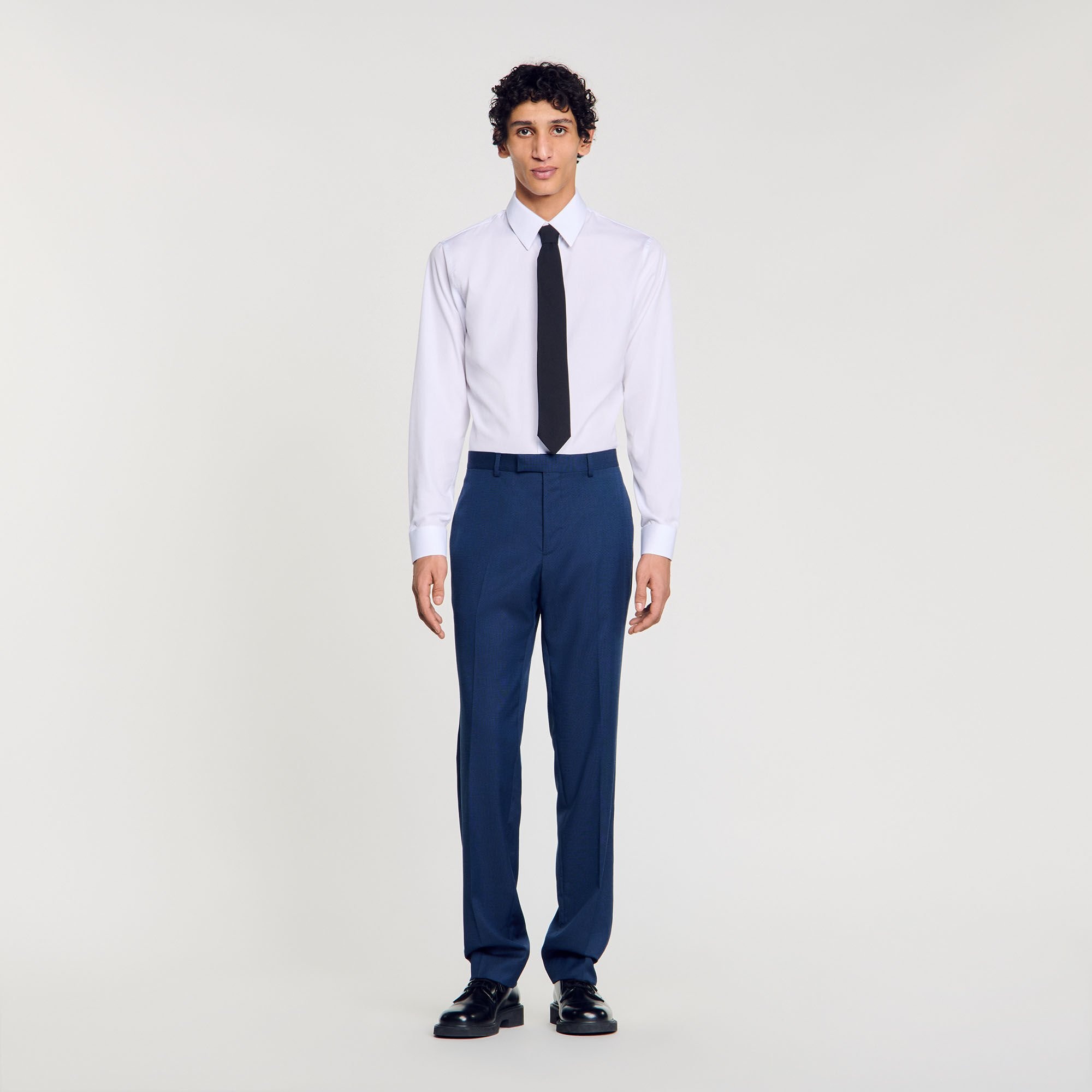 WOOL SUIT TROUSERS - 2