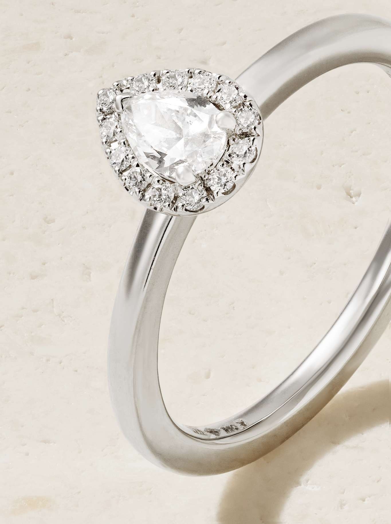 Aura platinum diamond ring - 3
