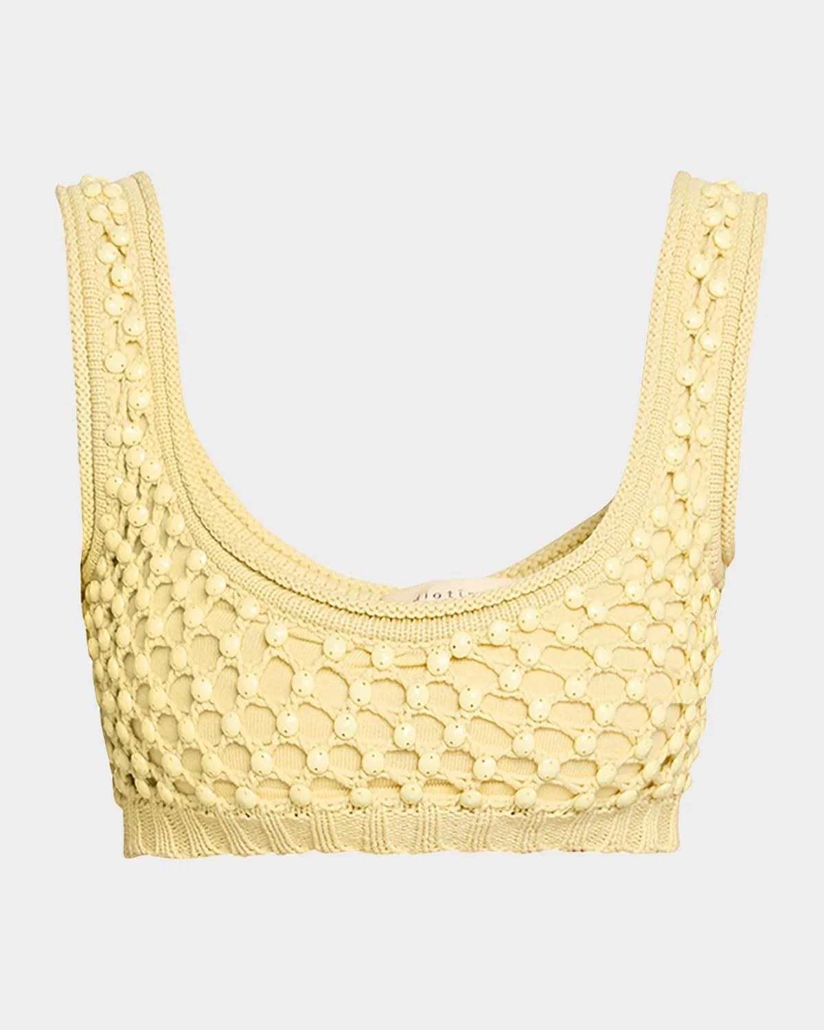 Lady Embellished Knit Bralette - 1