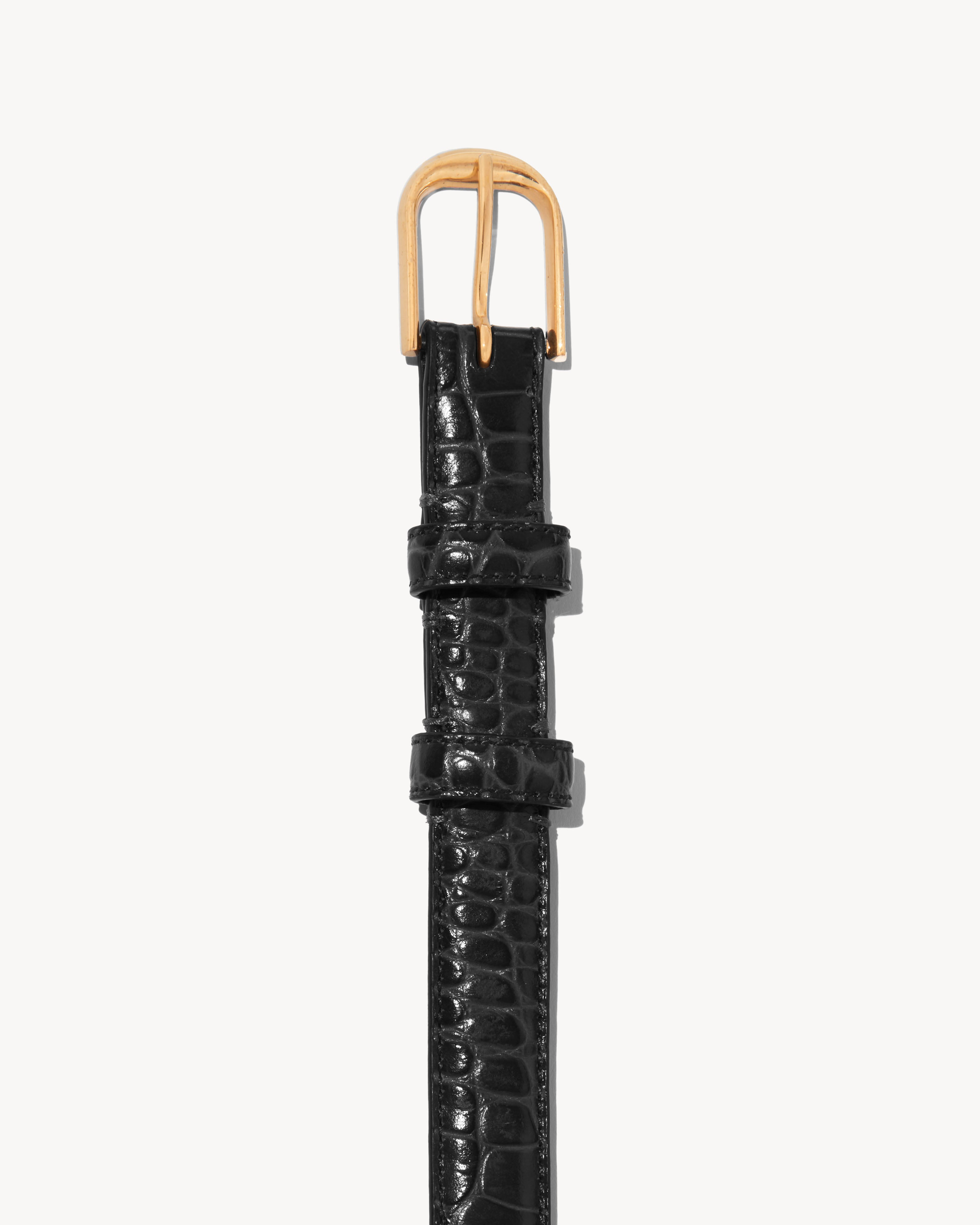 JANE'S BELT - CROC EMBOSSED CALFSKIN - 3
