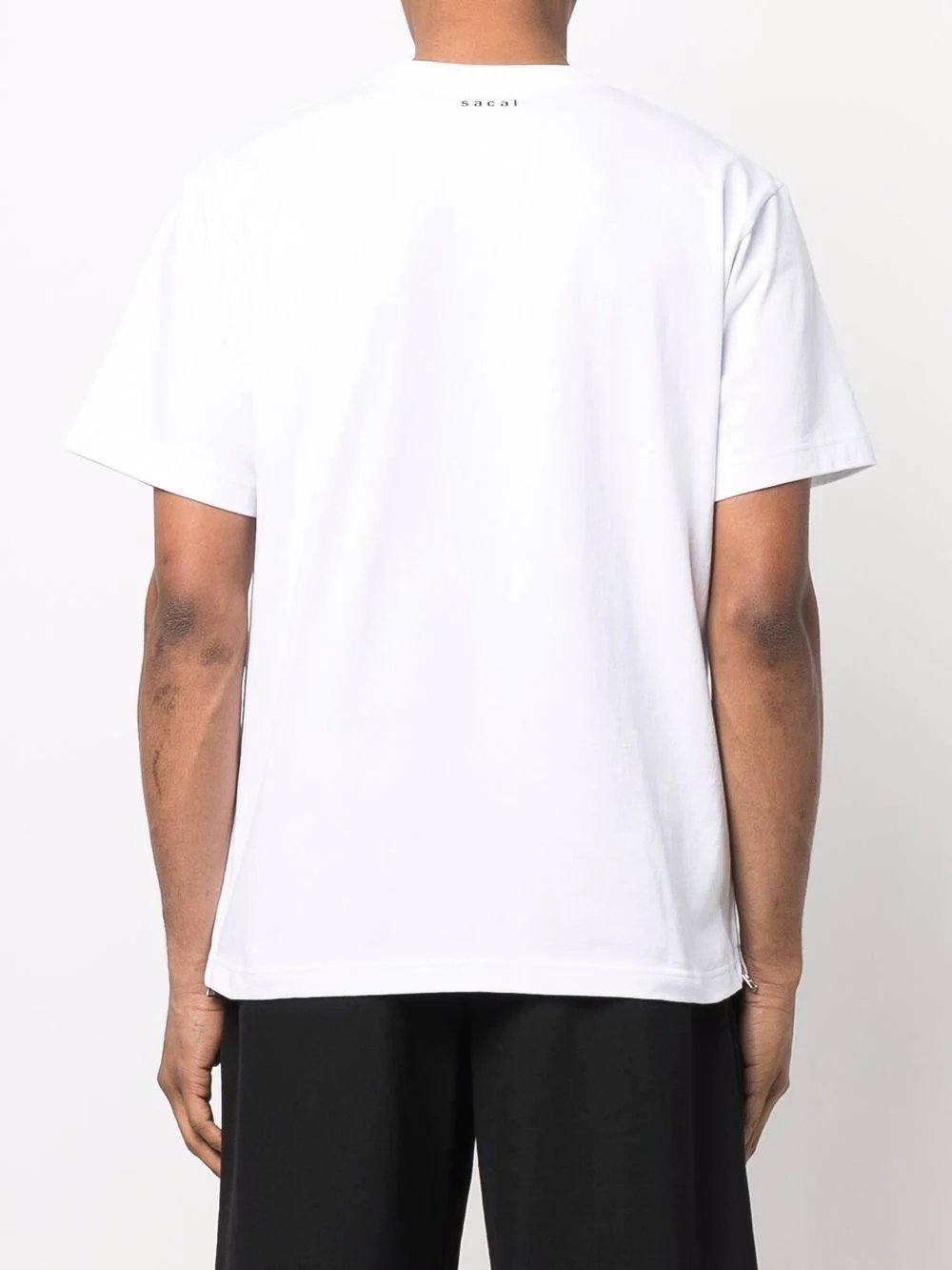 zip-detailed cotton T-shirt - 4