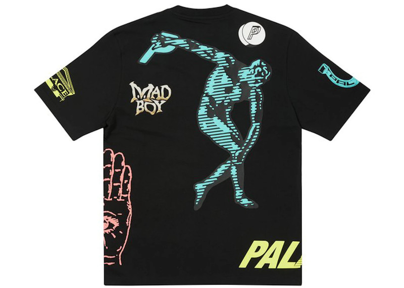 PALACE Palace x Cannondale Mad Boy T-shirt Black outlook