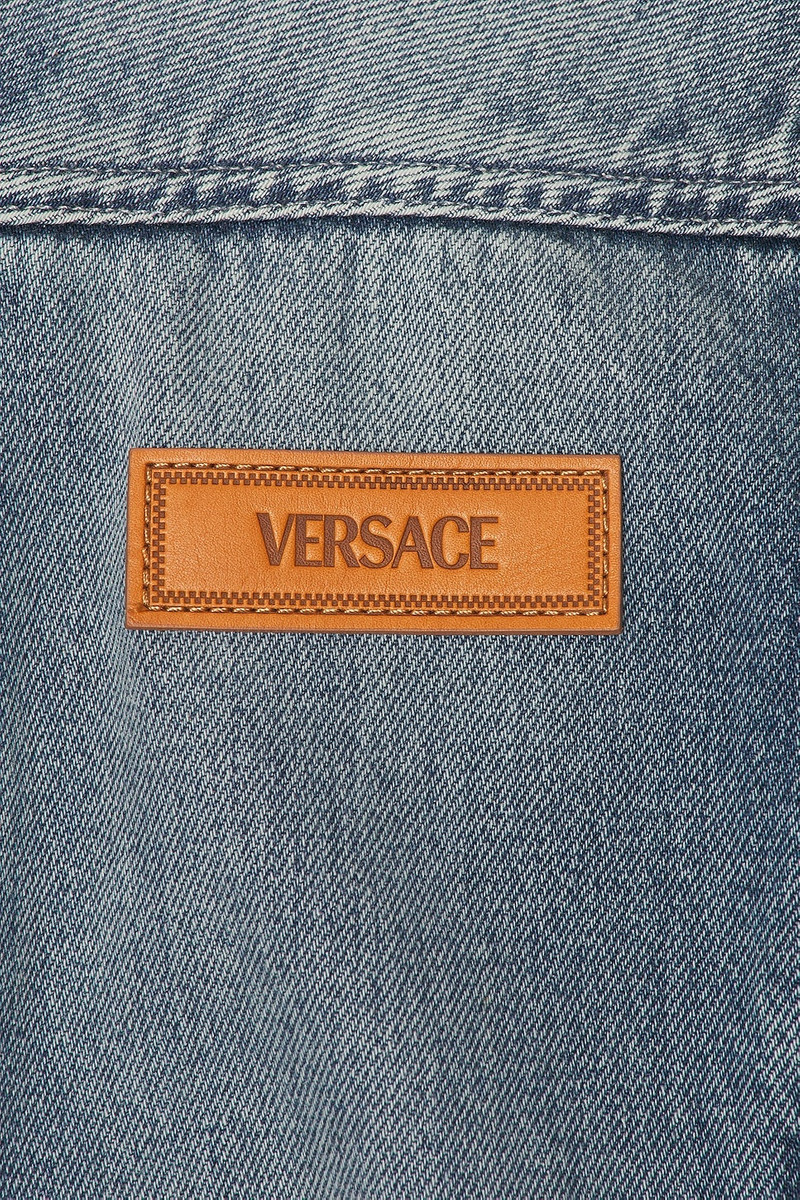 VERSACE Denim Mini Dress outlook