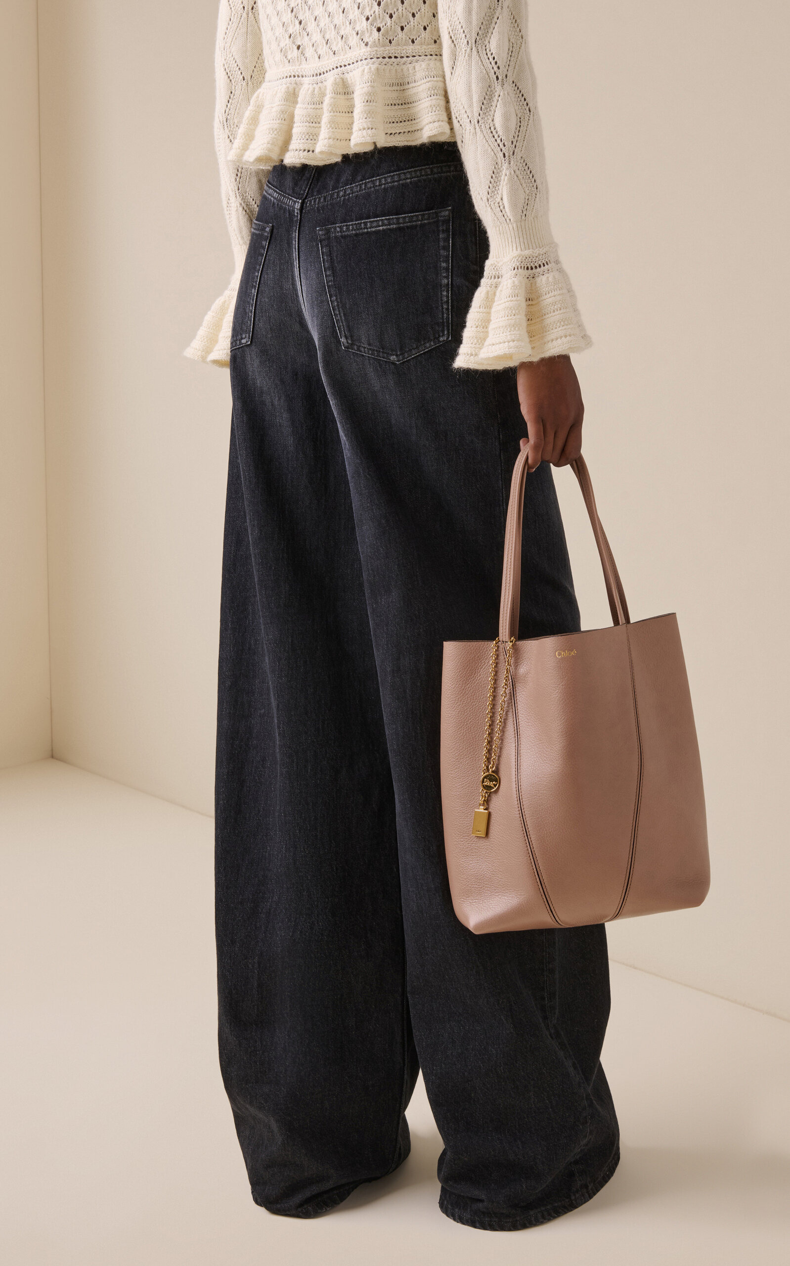 Rigid High-Rise Wide-Leg Jeans black - 4