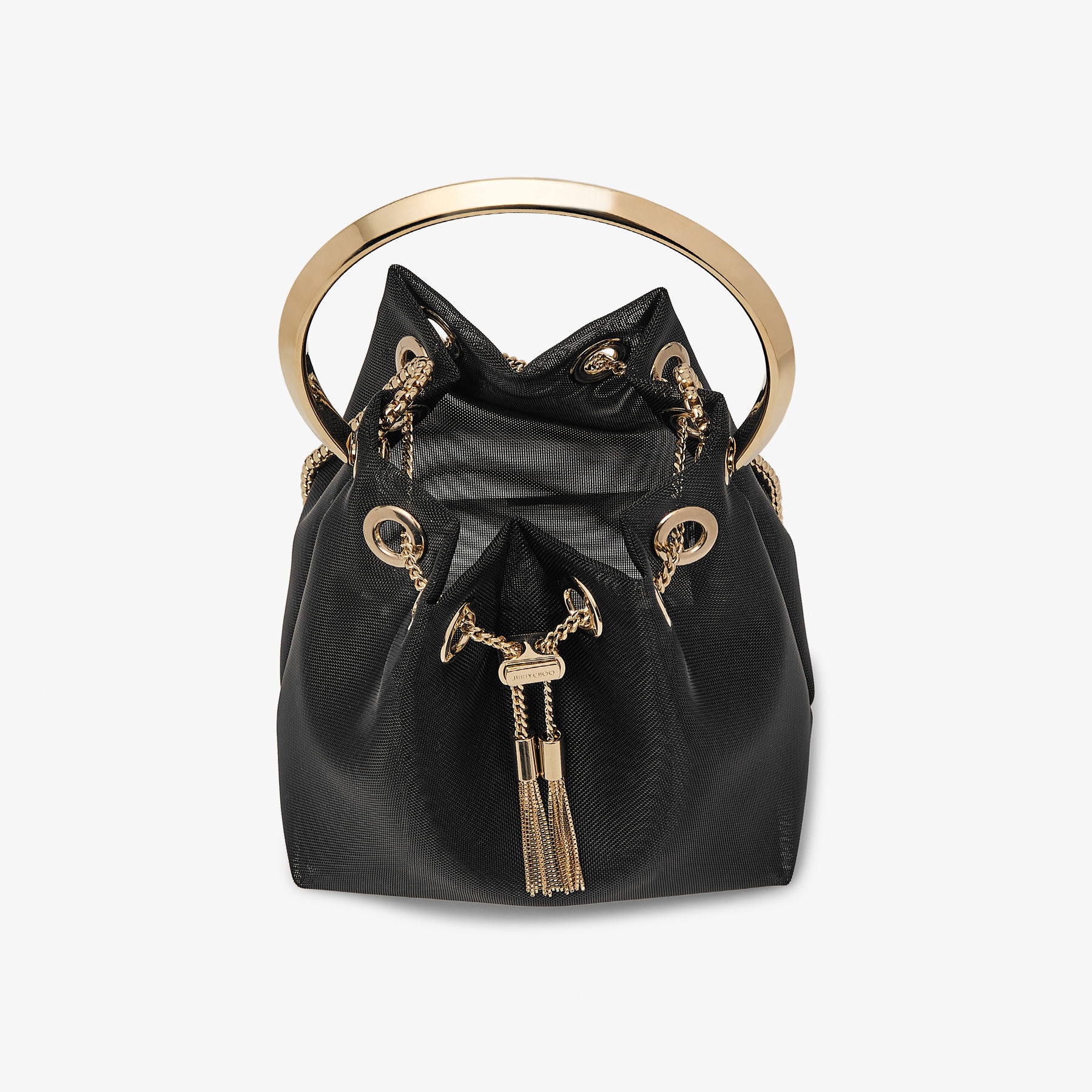 Bon Bon
Black Mesh Bucket Bag - 5