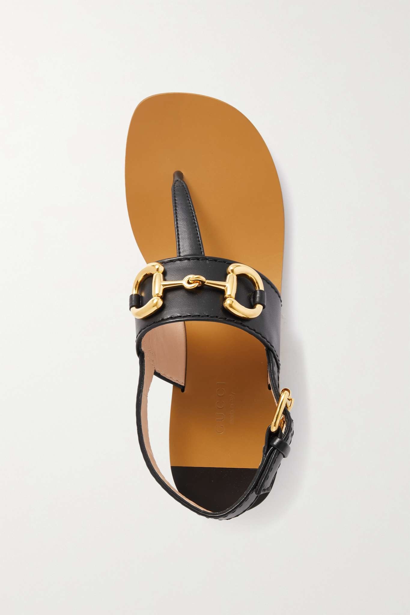 Baby horsebit-detailed leather sandals - 5