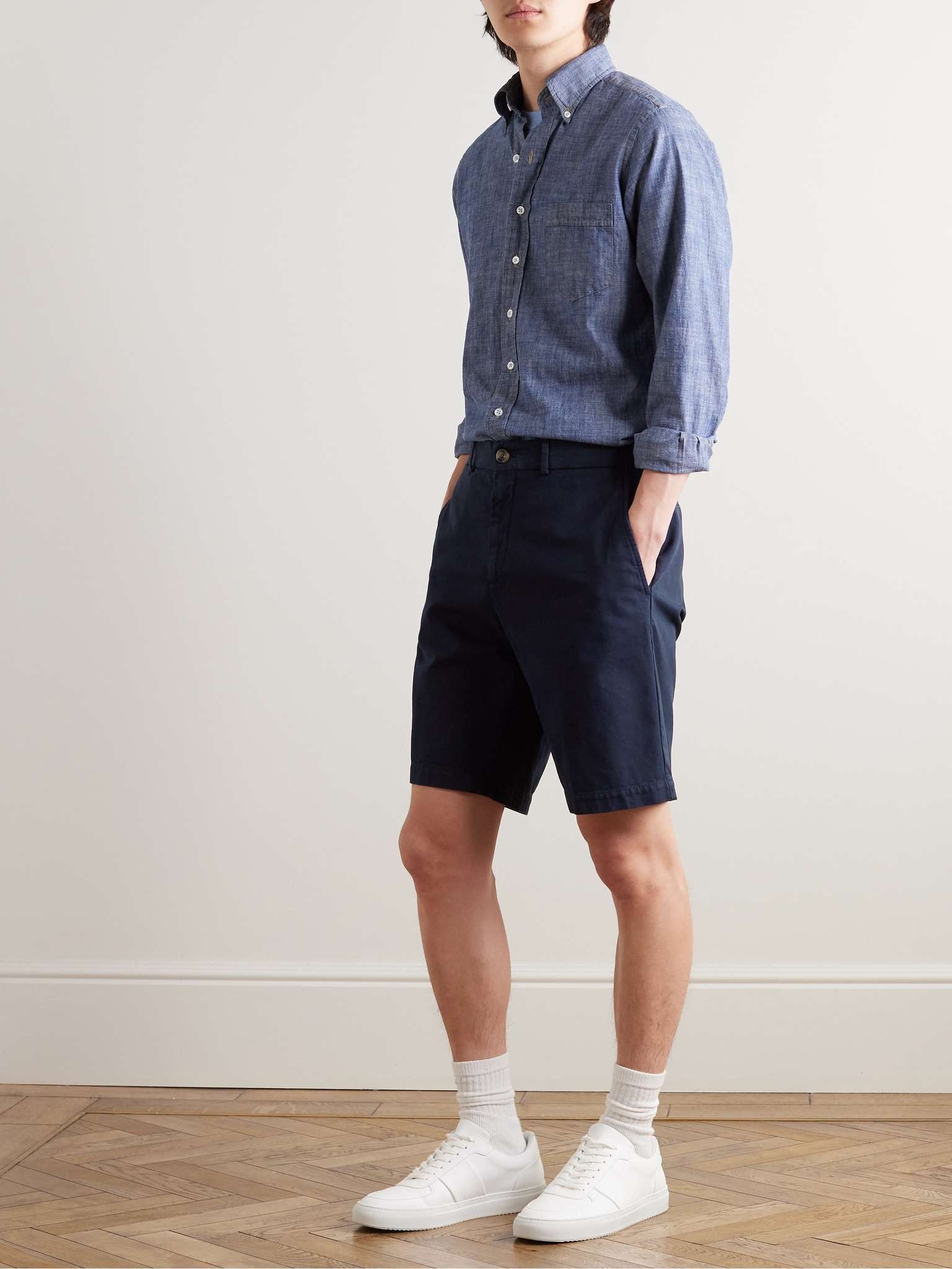 Straight-Leg Cotton-Twill Bermuda Shorts - 2