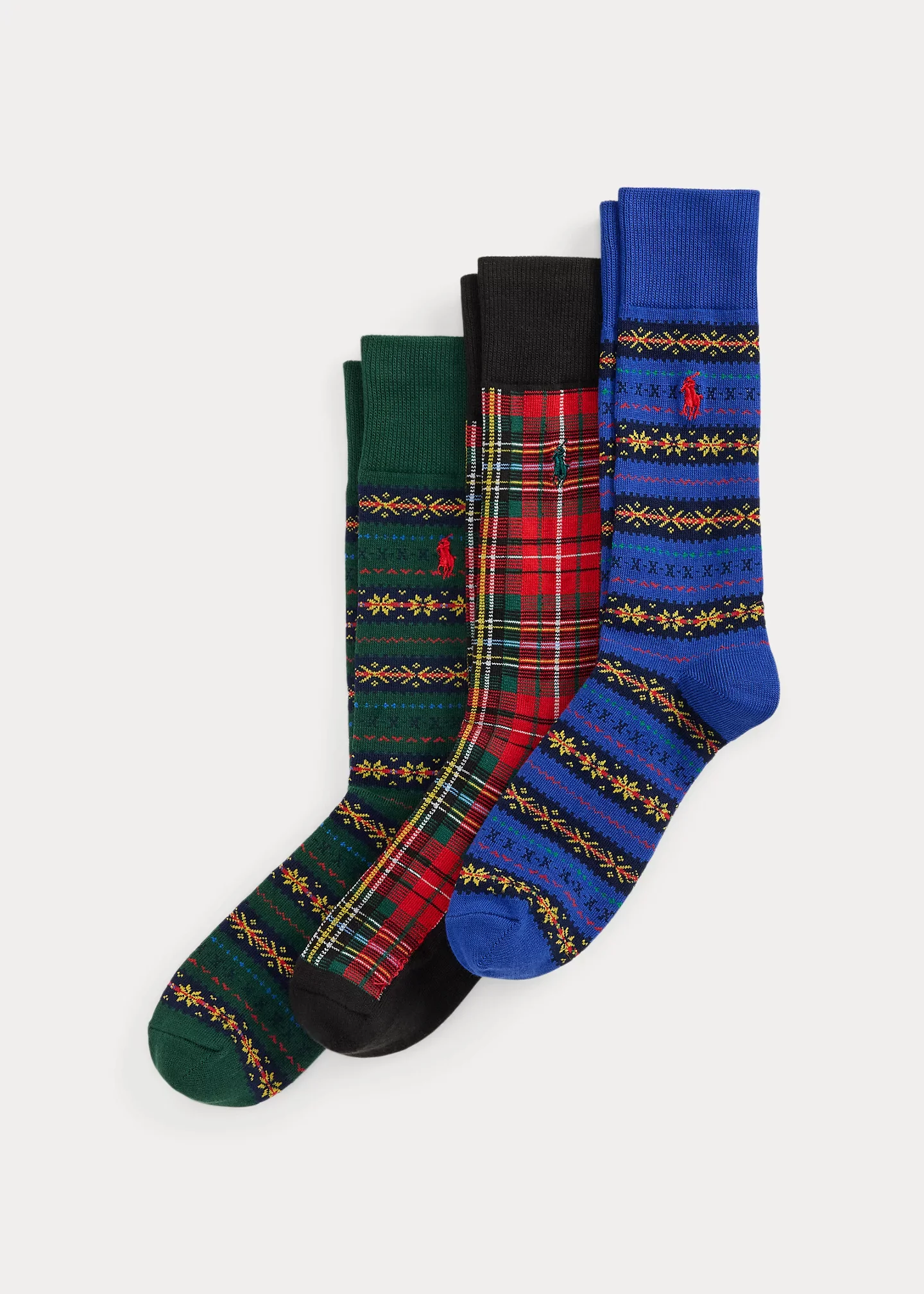 Cotton-Blend Trouser Sock 3-Pack - 1