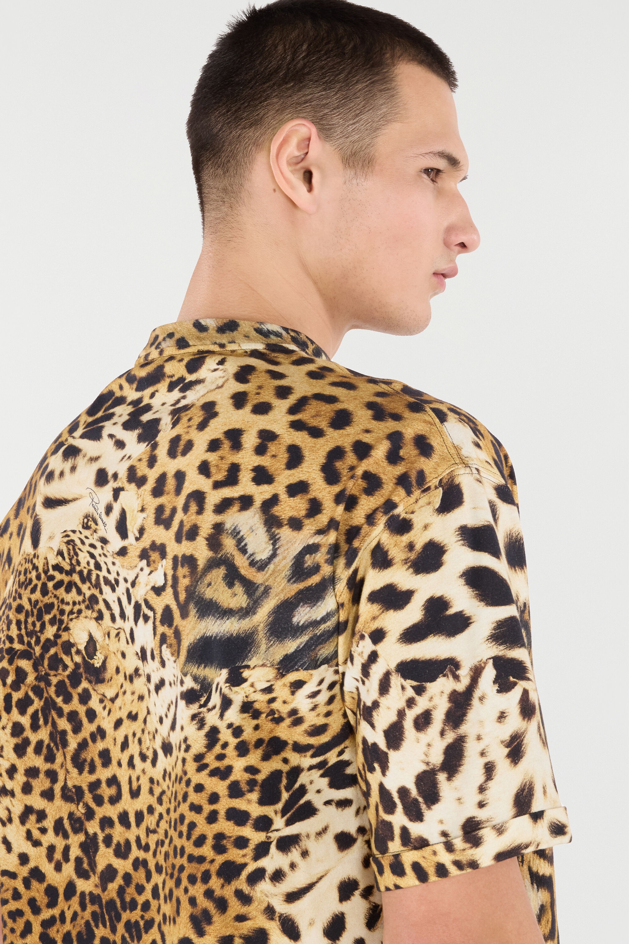 Cotton T-Shirt with Animal Print - 6