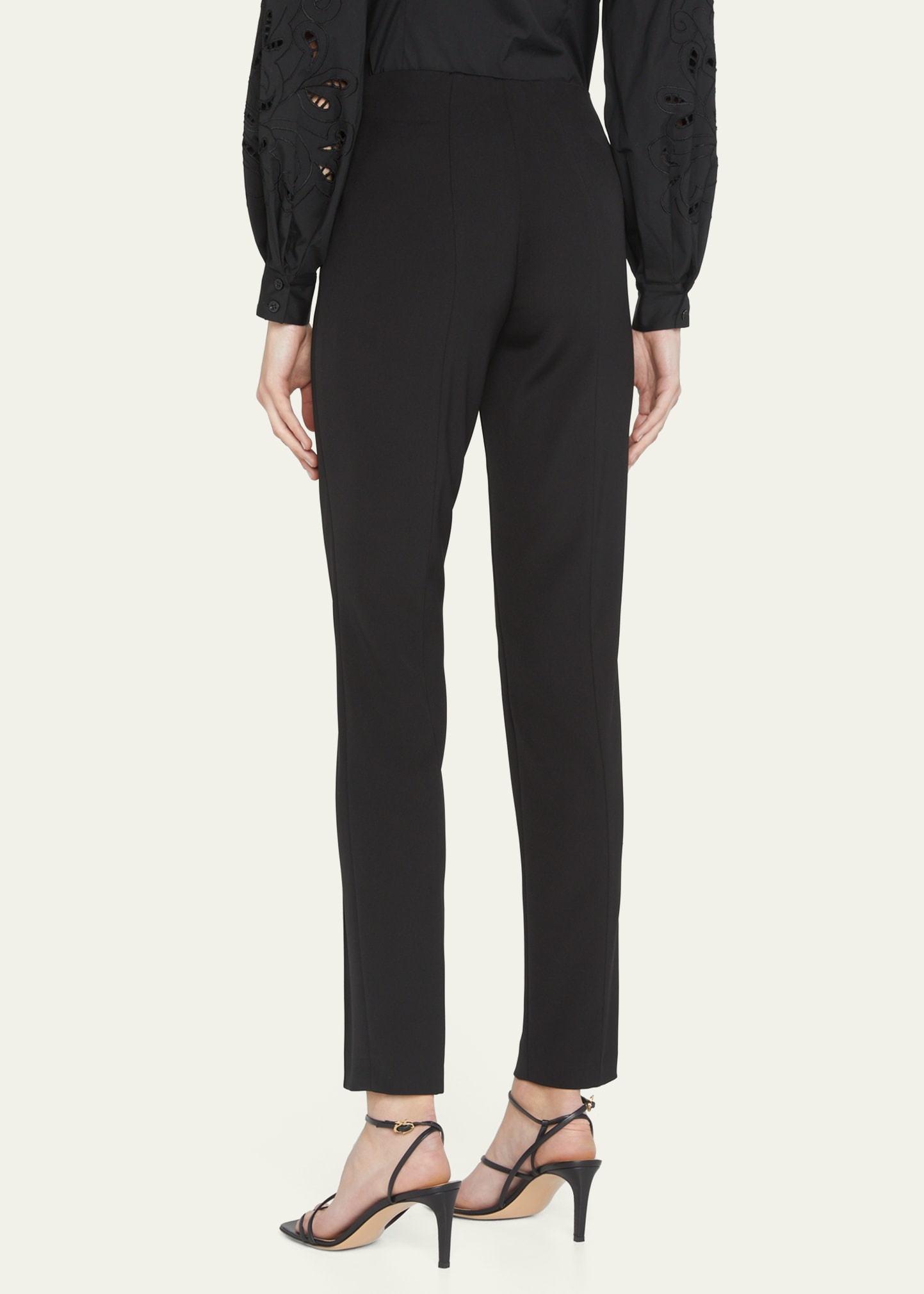 Melissa Silk Marocain Pants - 3