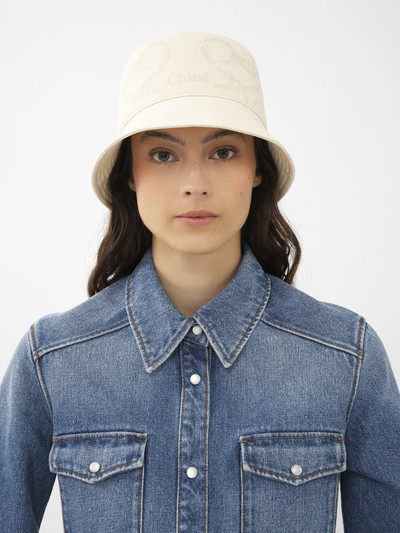 Chloé EMBROIDERED BUCKET HAT outlook