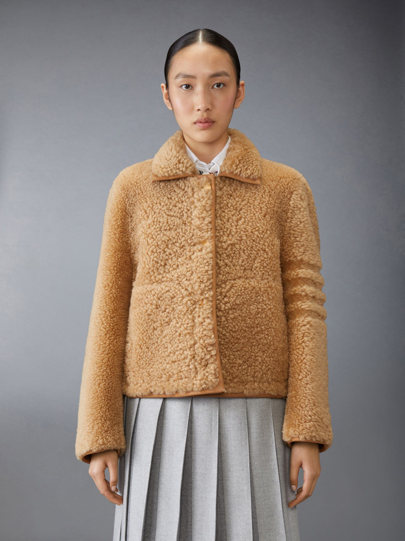 Shearling Bell Sleeve Jacket - 1