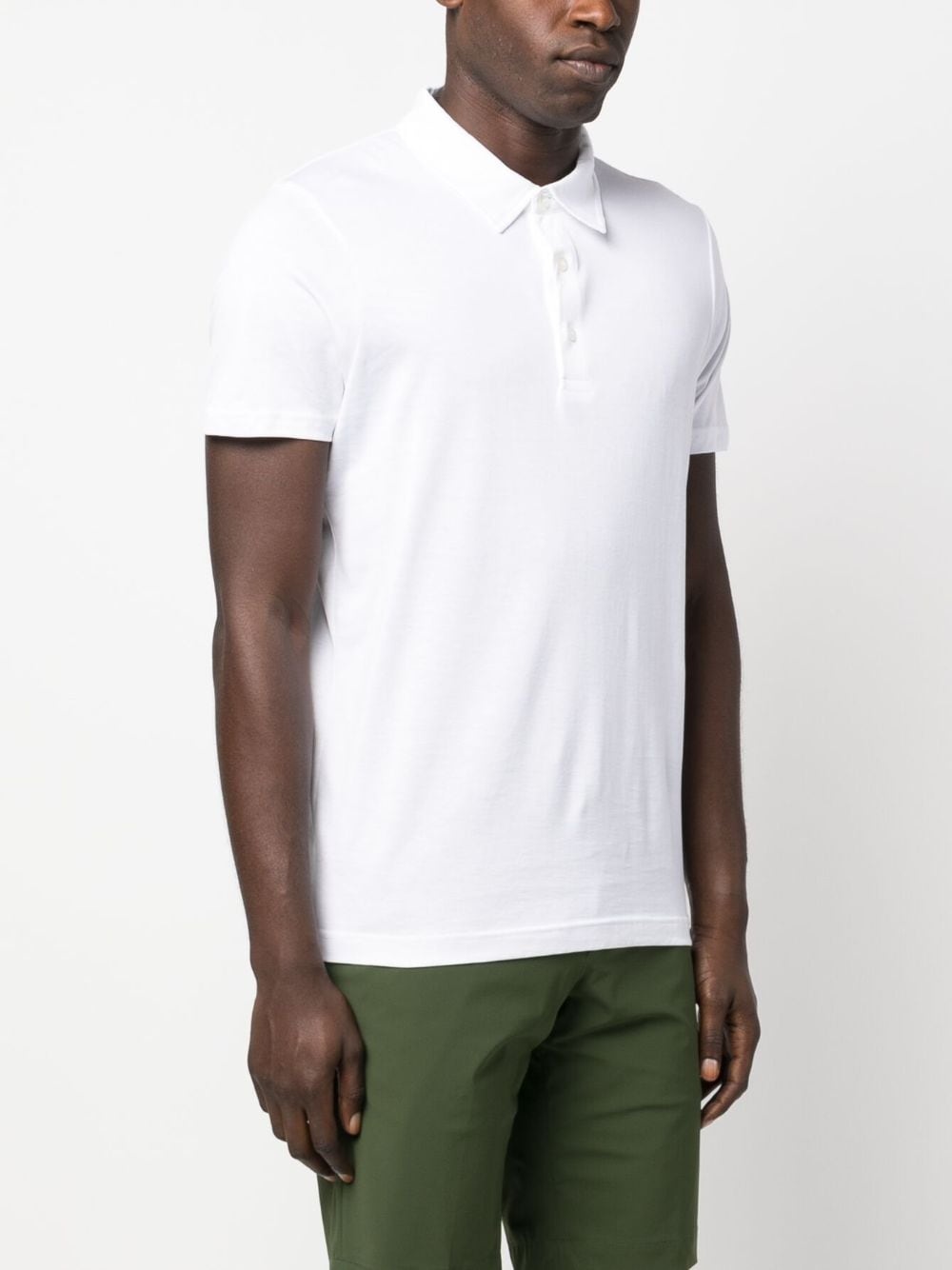 short-sleeve cotton polo shirt - 3