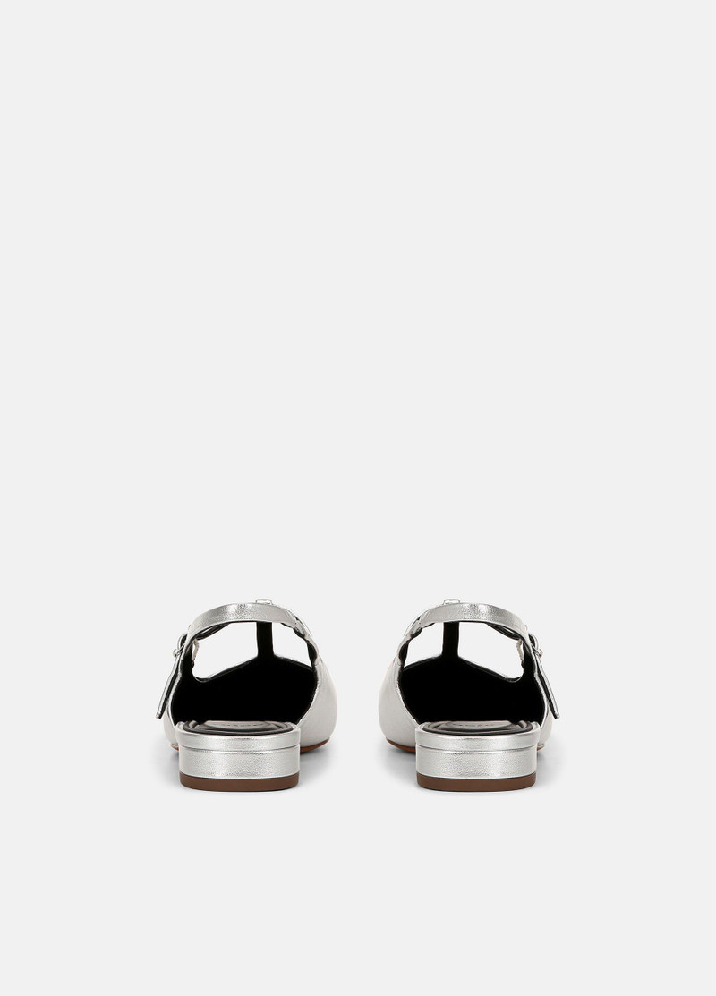 Vince Iliana Metallic Leather Slingback Flat outlook