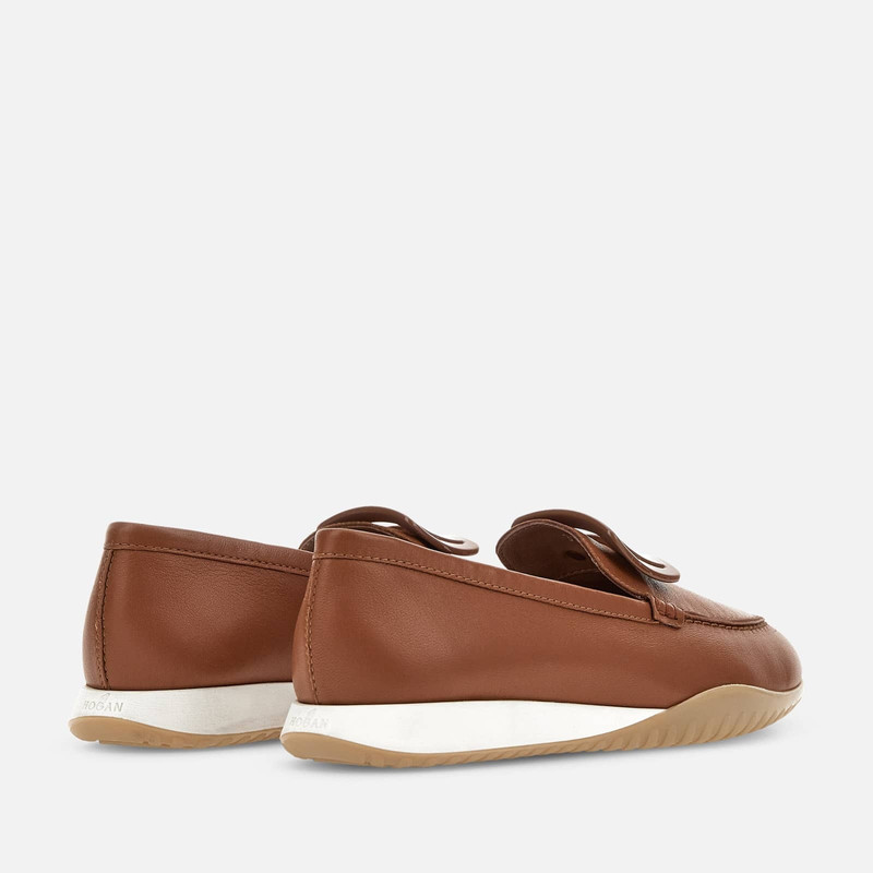 HOGAN Hogan Olympia-Z Loafers Brown outlook