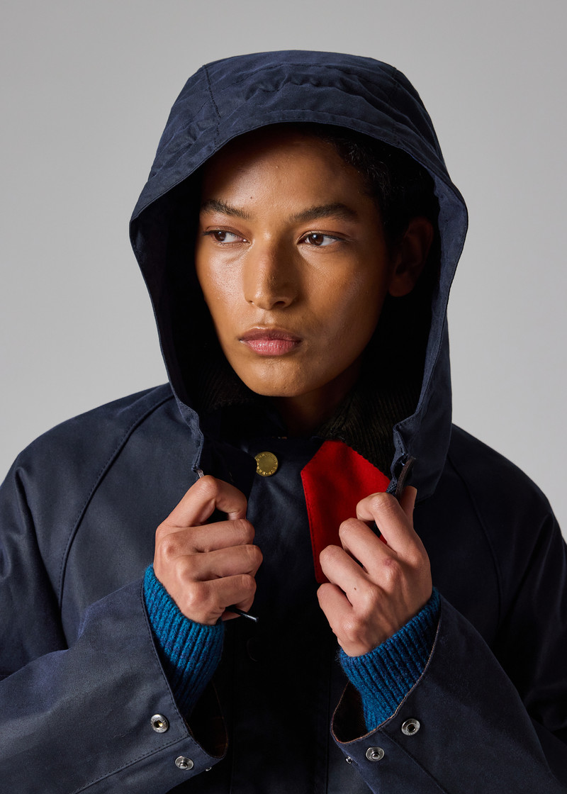 Paul Smith loves Barbour - Night Sky Waxed Hood 13