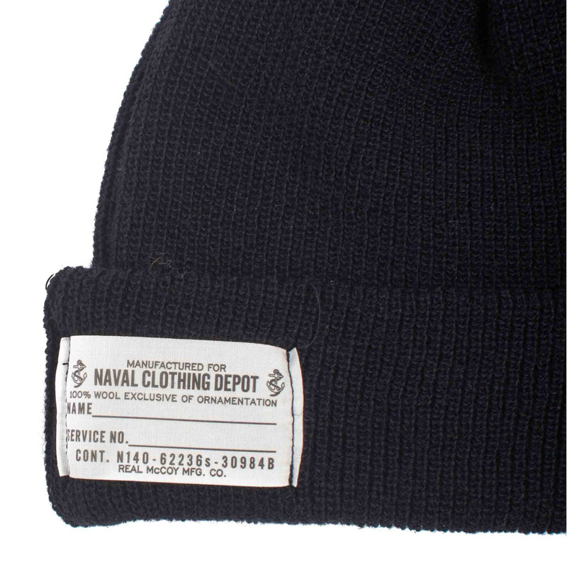 The Real McCoys MA20106 U.S. Navy Watch Cap (Modify) Navy outlook