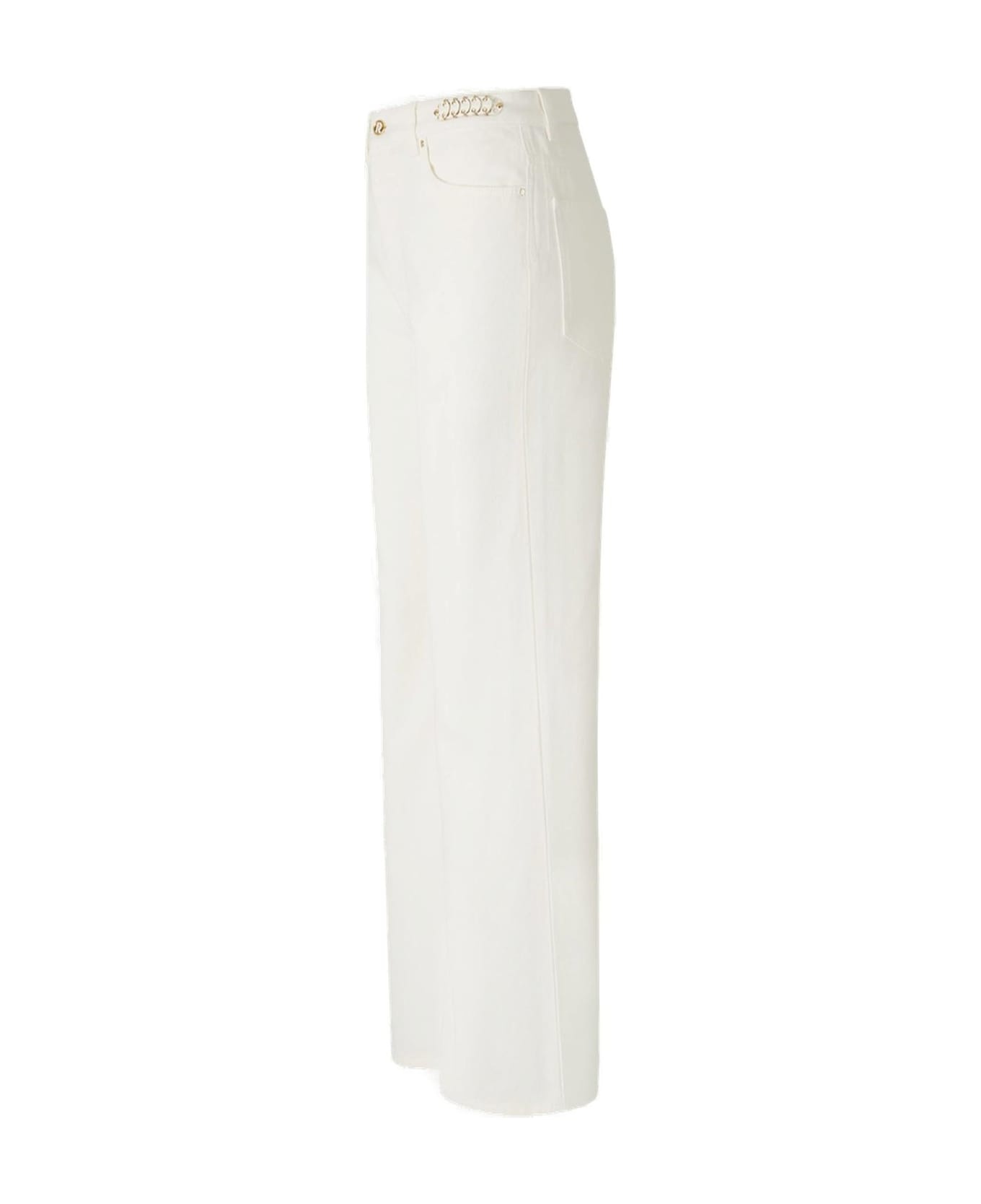 Paillette-embellished Flared Denim Jeans - 3