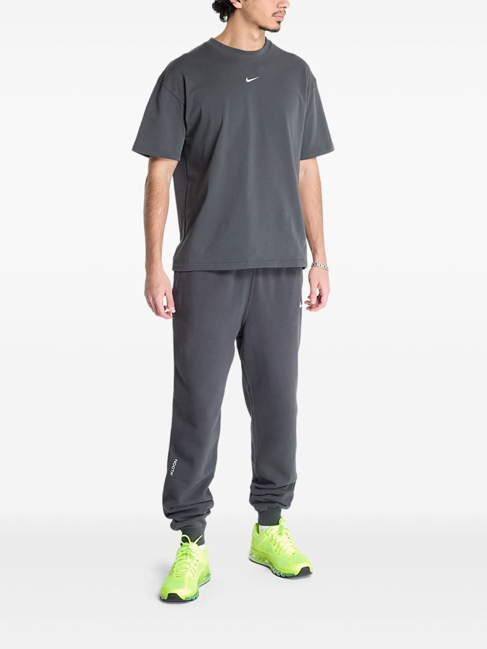 x Nocta CS fleece elastic-cuff track pants - 2