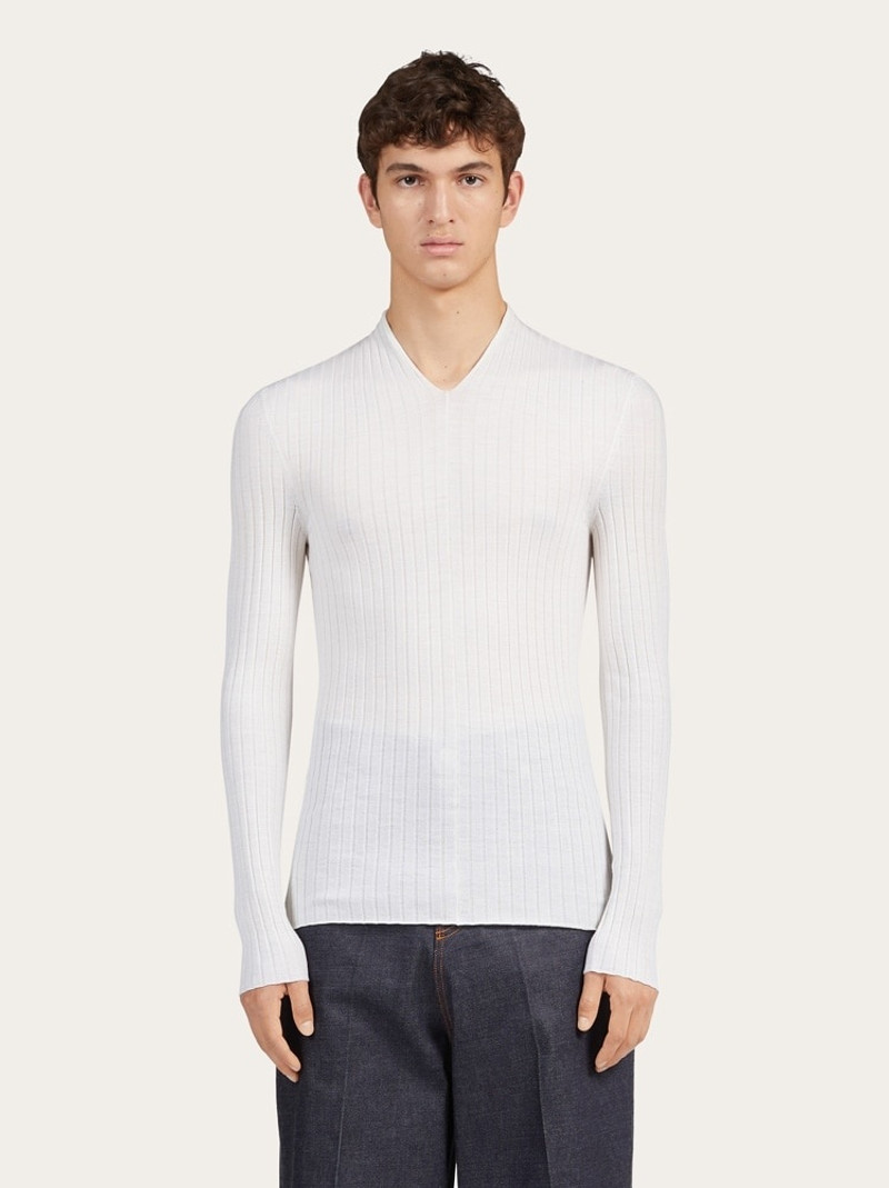 FERRAGAMO V-NECK SWEATER outlook