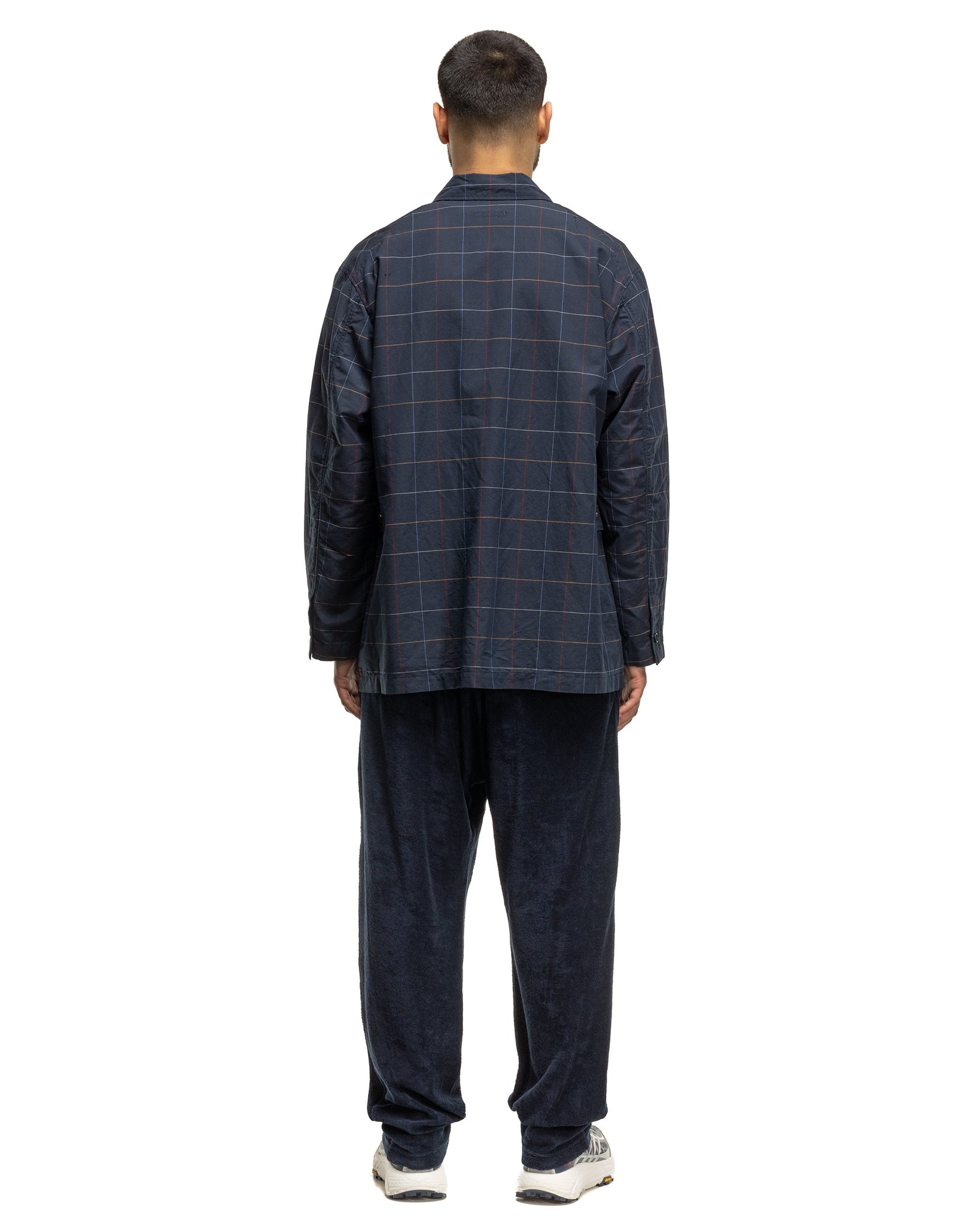 Engineered Garments Jog Pant CP Velour Navy | REVERSIBLE