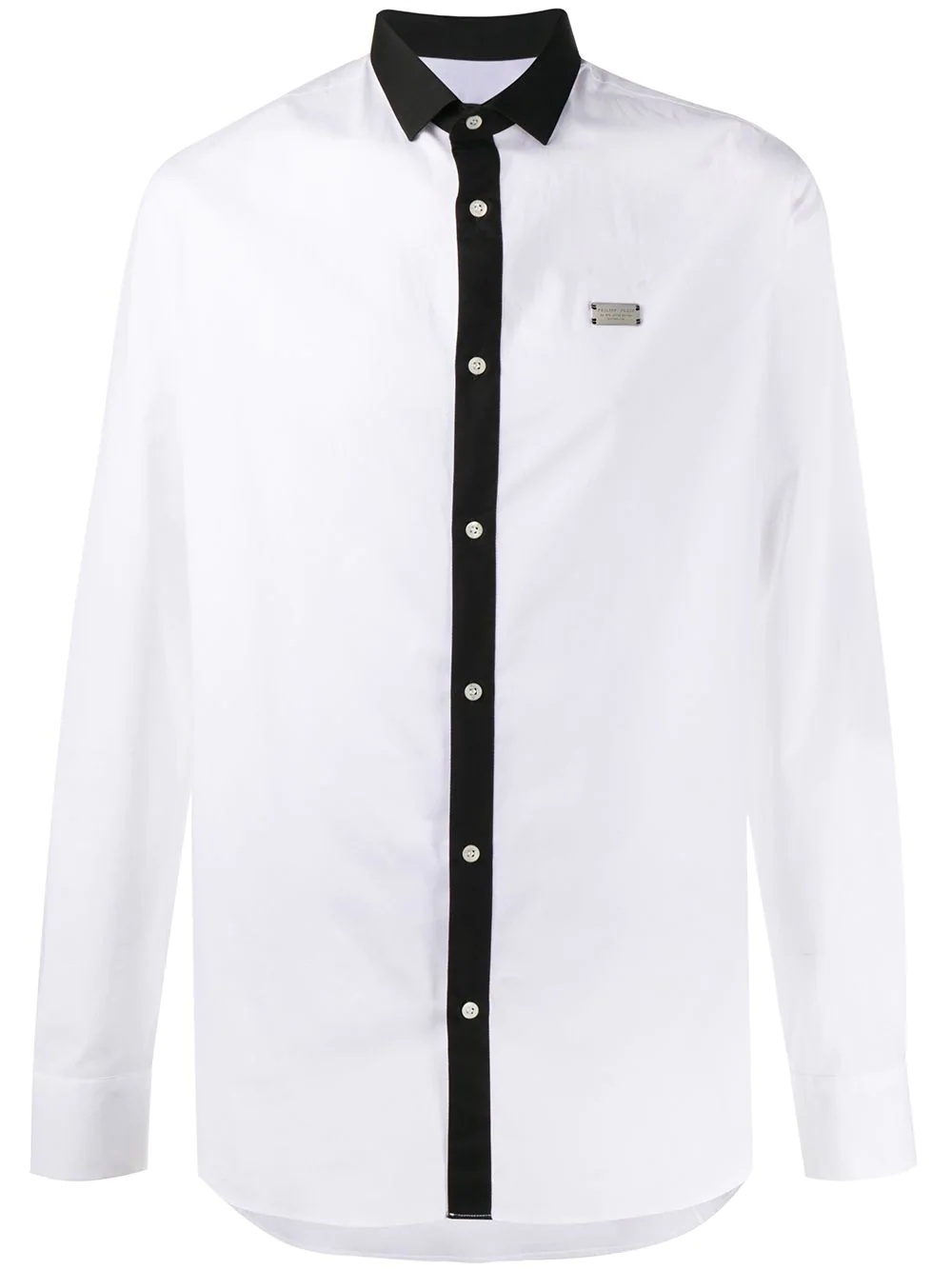 platinum cut two-tone shirt - 1