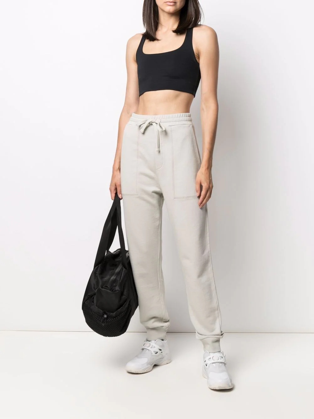 logo-embroidered track pants - 2