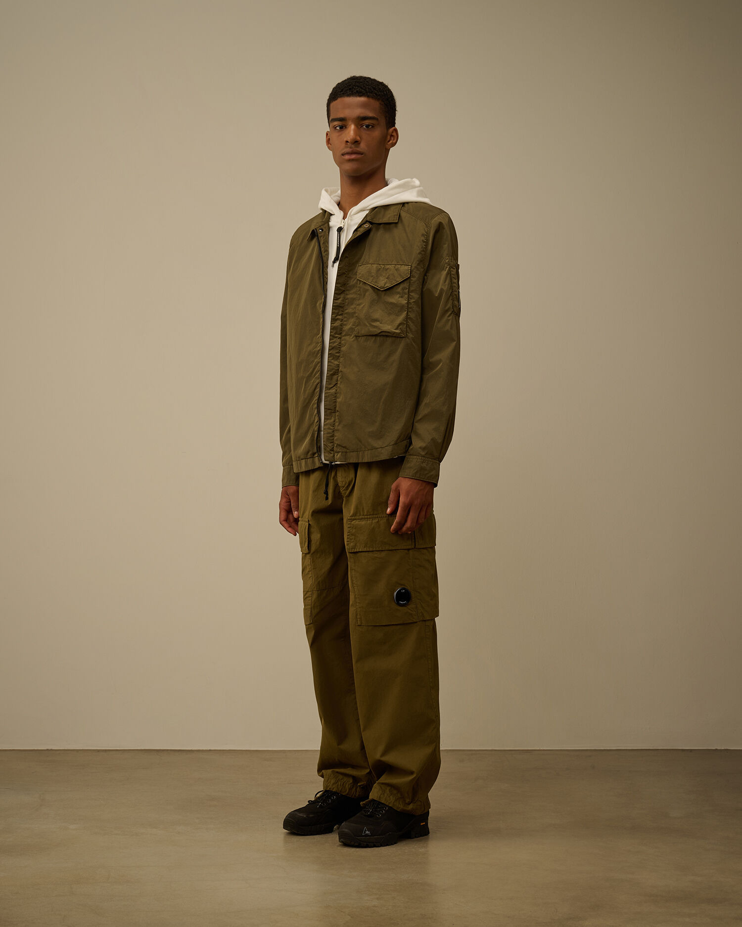Chrome-R Lens Zipped Overshirt - 2