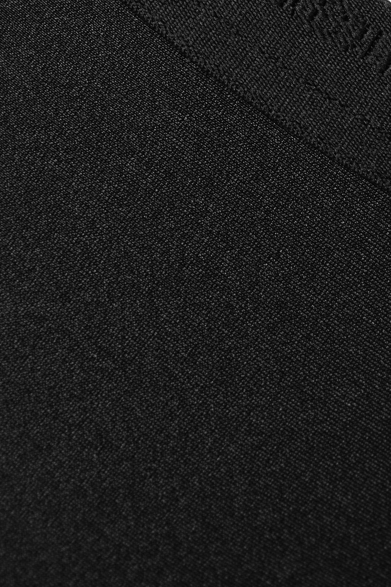 Lace-trimmed stretch flared leggings 5