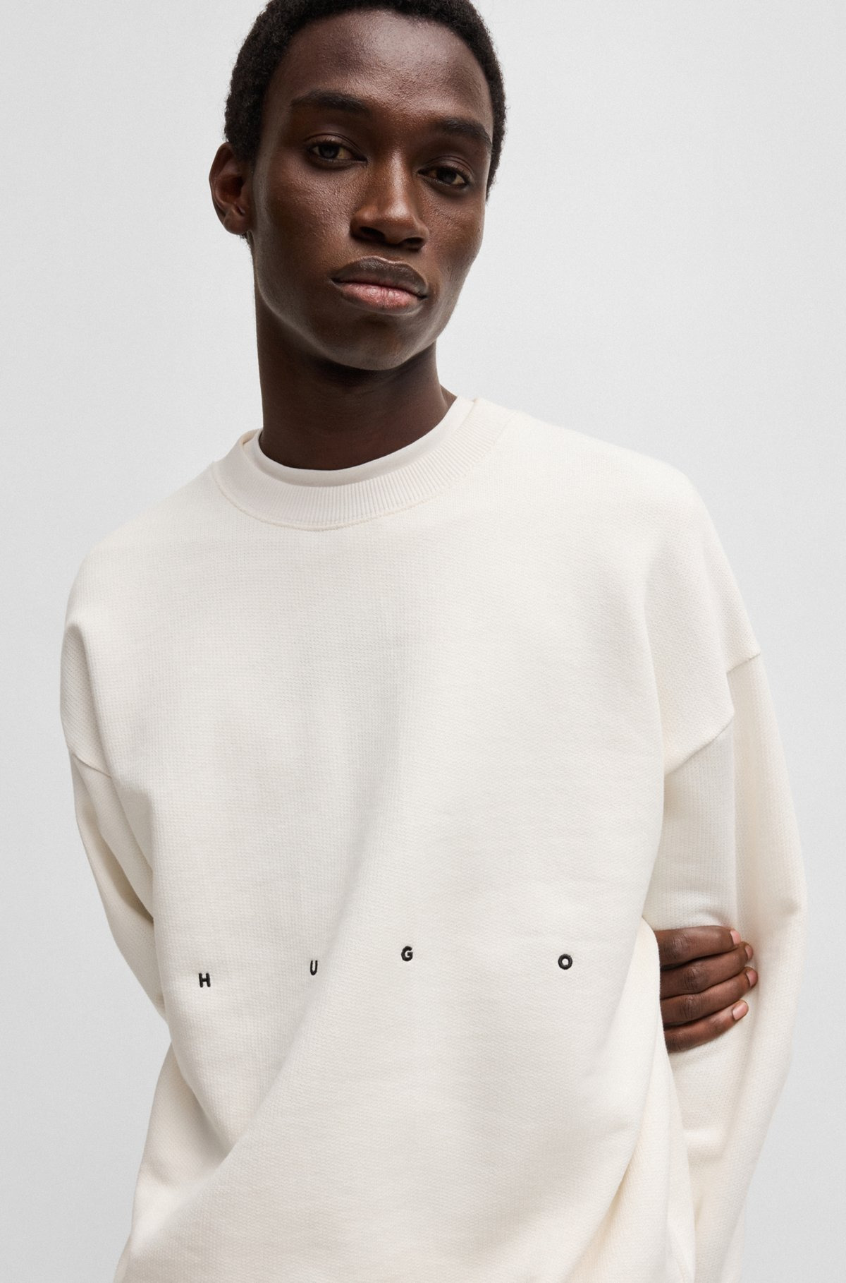 COTTON-TERRY SWEATSHIRT WITH LOGO ARTWORK - 3