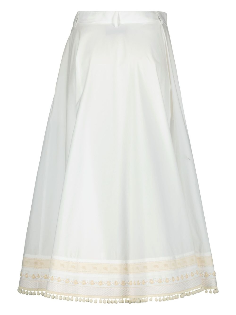embroidered a-line skirt - 2