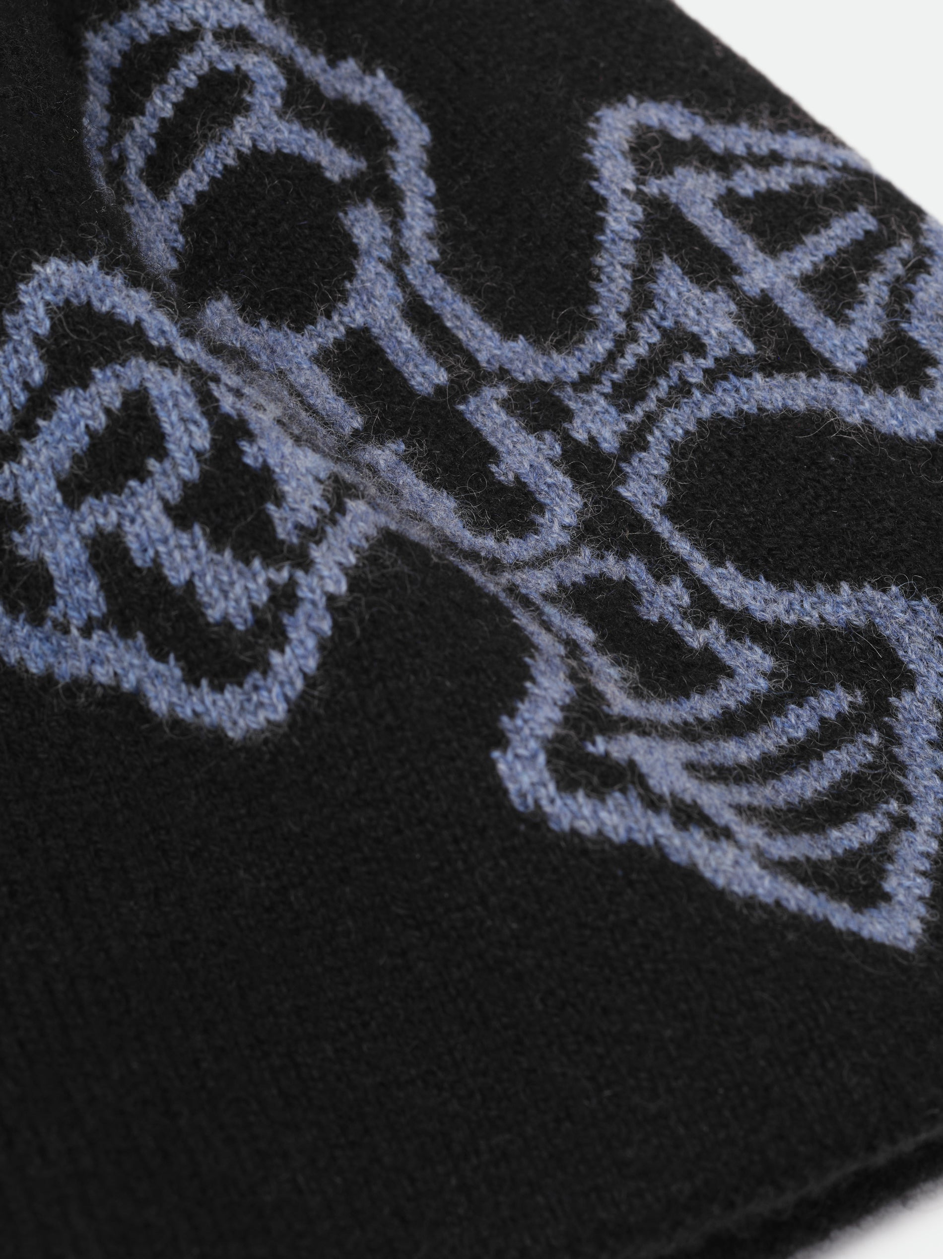 CROSS LOGO KNITTED BEANIE - 5