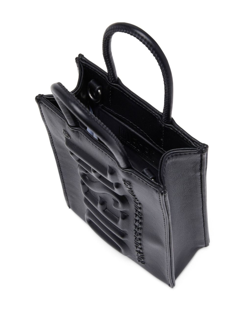 3D Shopper logo-embossed tote bag - 3