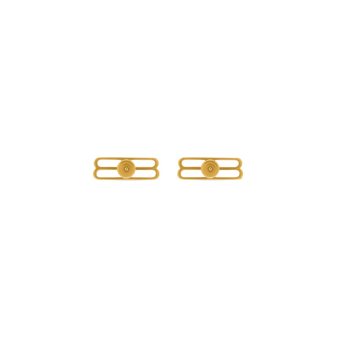 Women's Bb Icon Earrings in Gold - 2