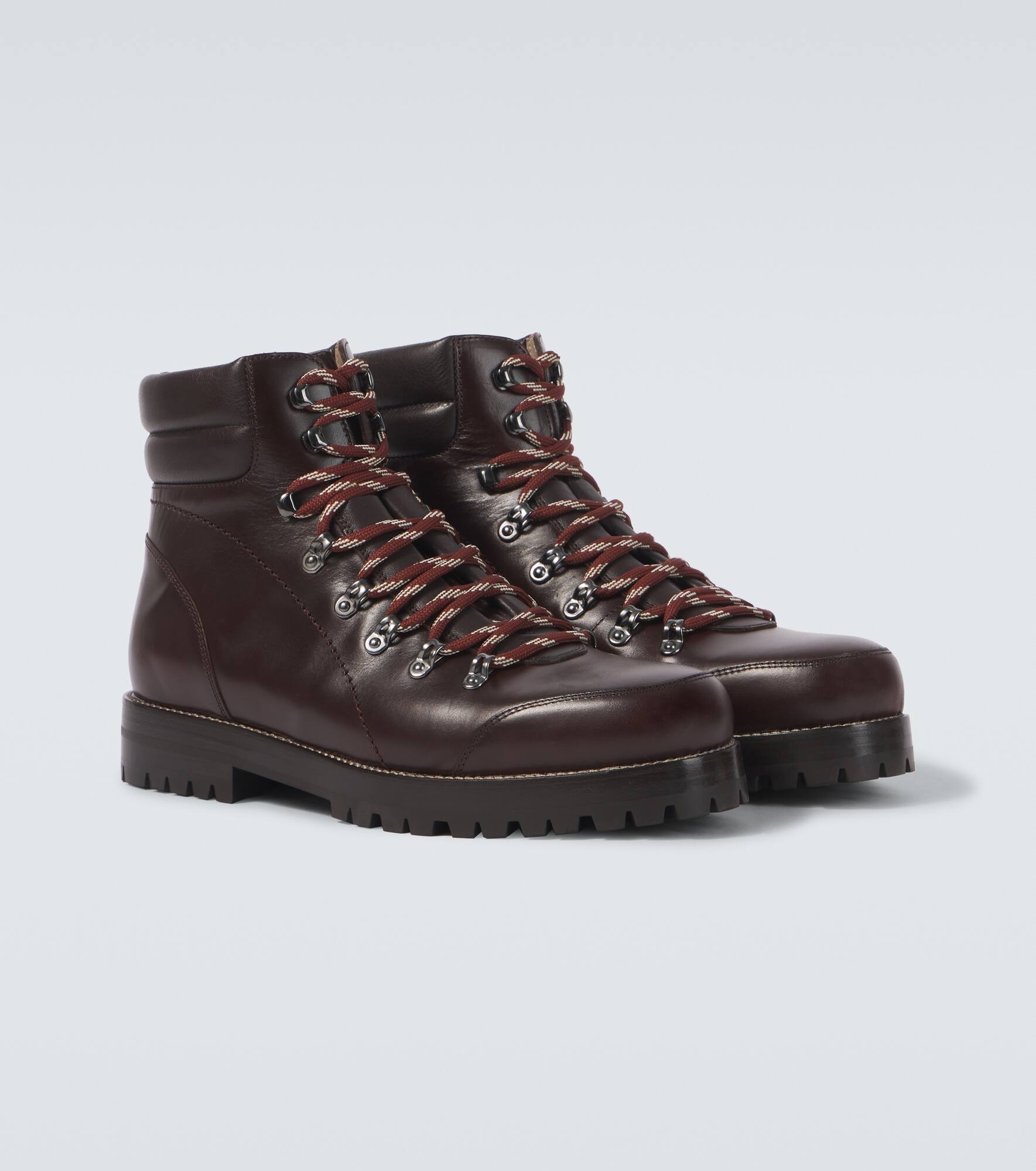 Leather hiking boots - 5