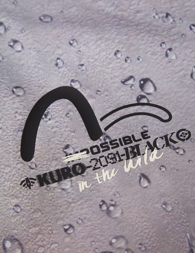 3D Raindrop Print Trail Windbreaker Jacket 13