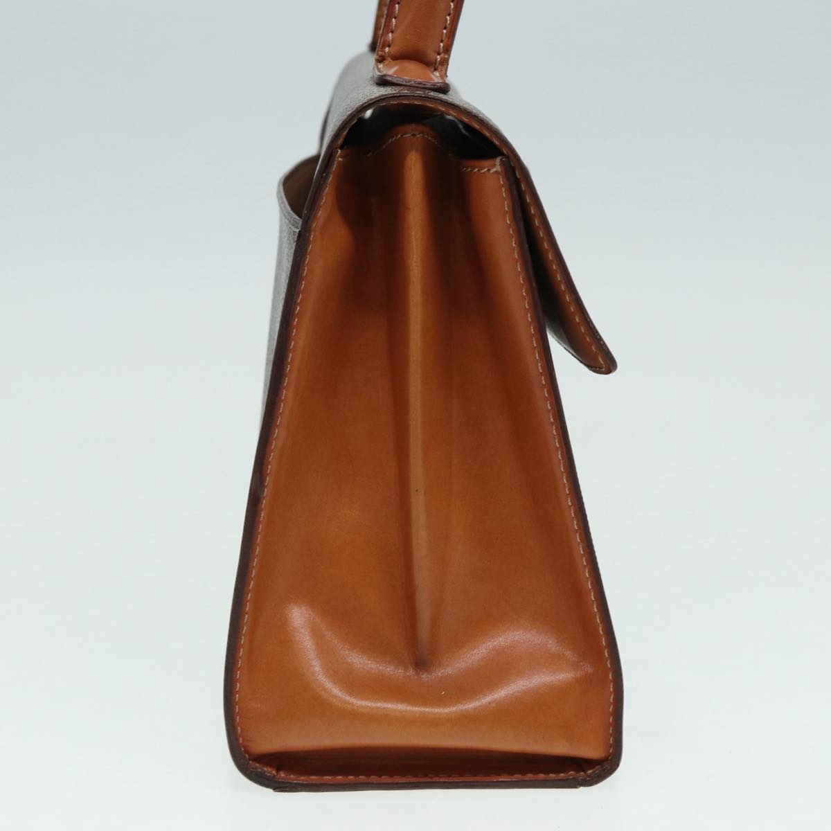 CELINE Macadam Canvas Hand Bag Pvc Leather Brown - 4
