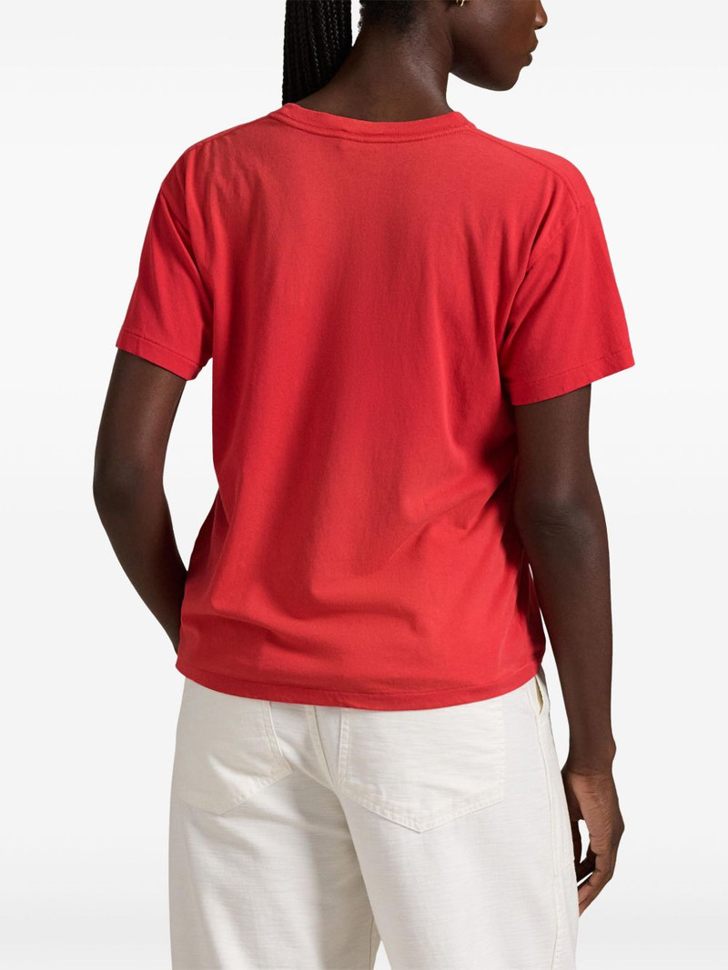 logo cotton T-shirt 4