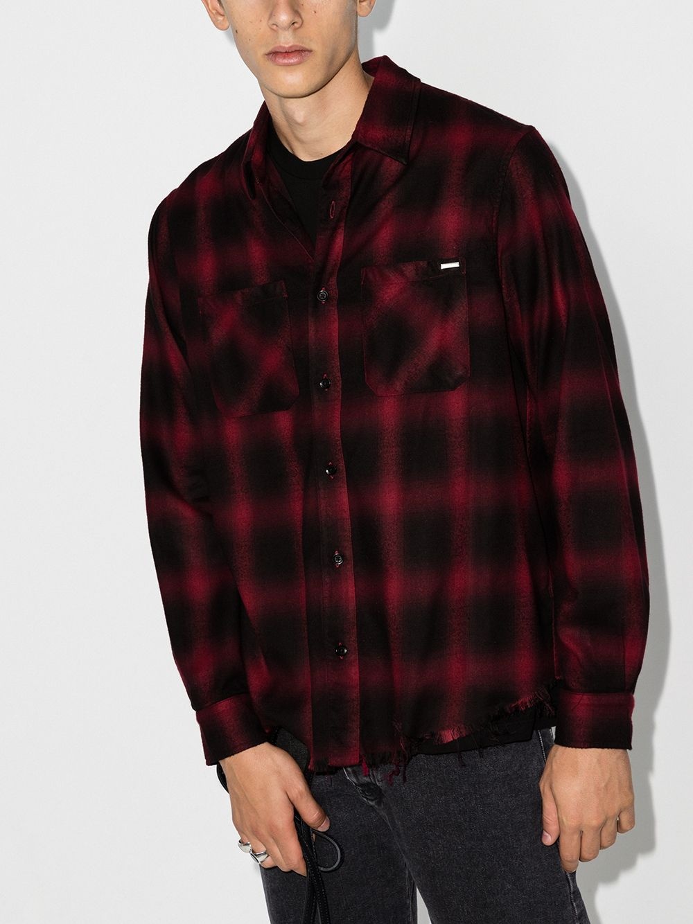 Core Shadow plaid-pattern shirt - 2