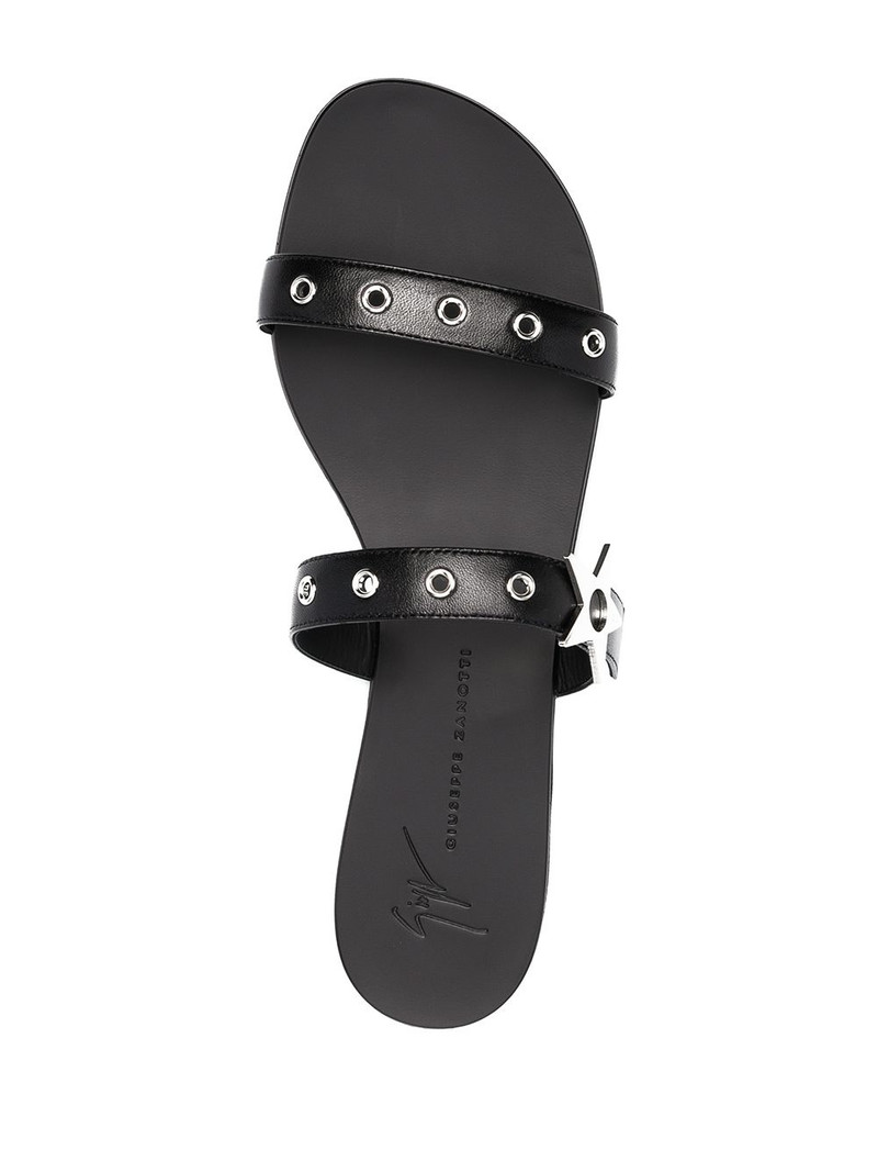 star-embellishment flat sandals 4